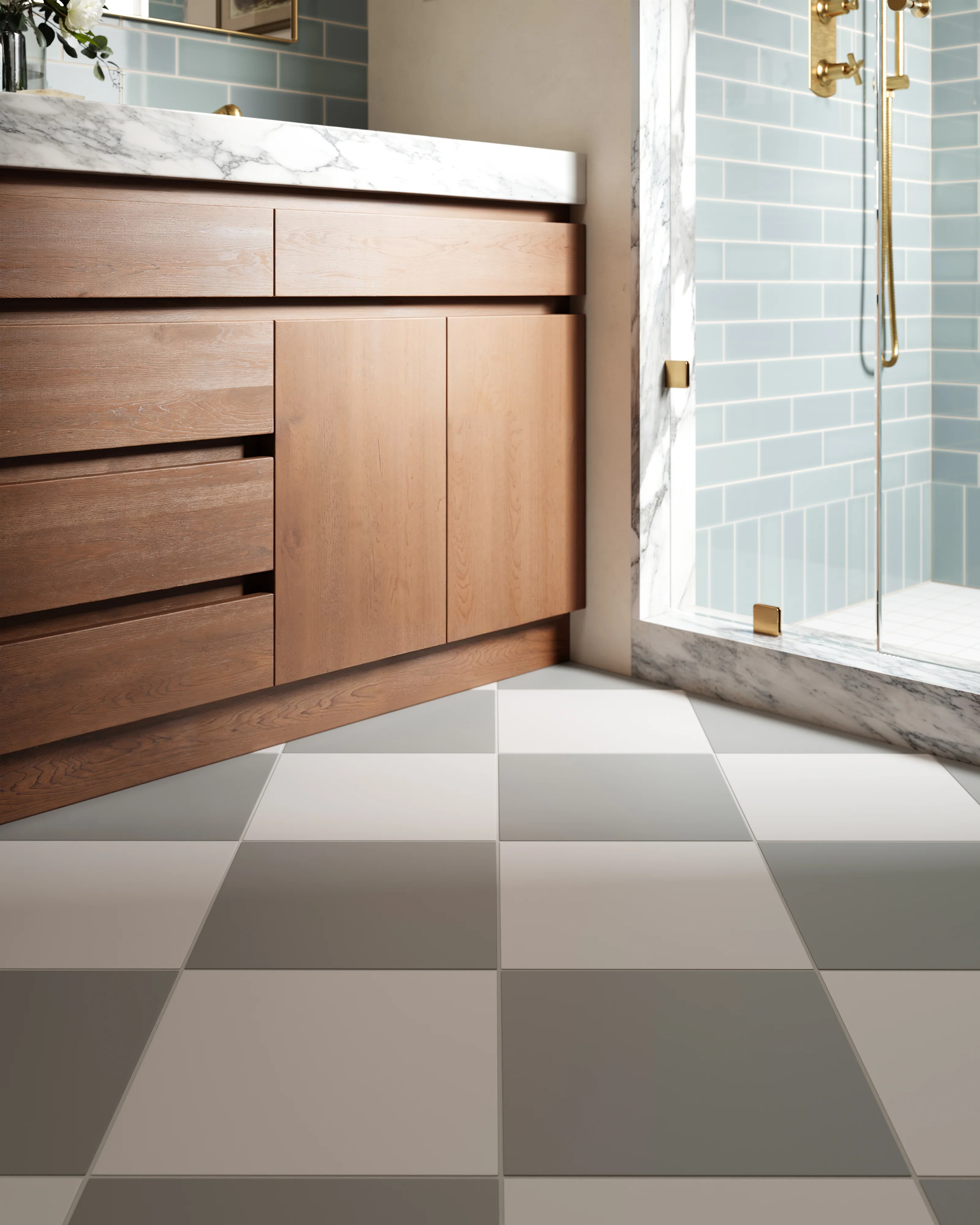 12x12 Natural Press Ceramic Tile in Salt Creek and Puget Sound - Rockland Interiors Inc.
