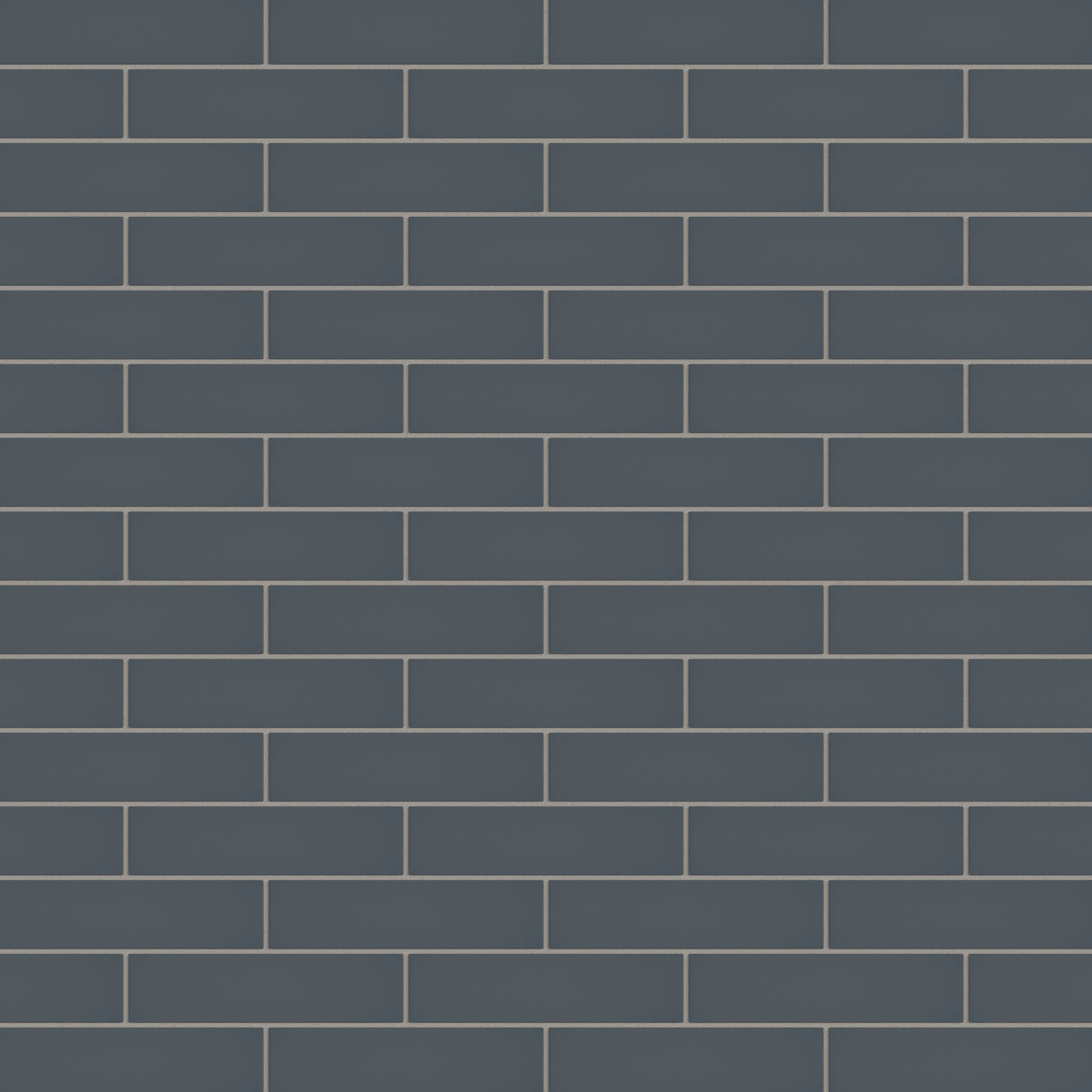 2x8 Natural Press Ceramic Tile in Indigo Matte - Rockland Interiors Inc.