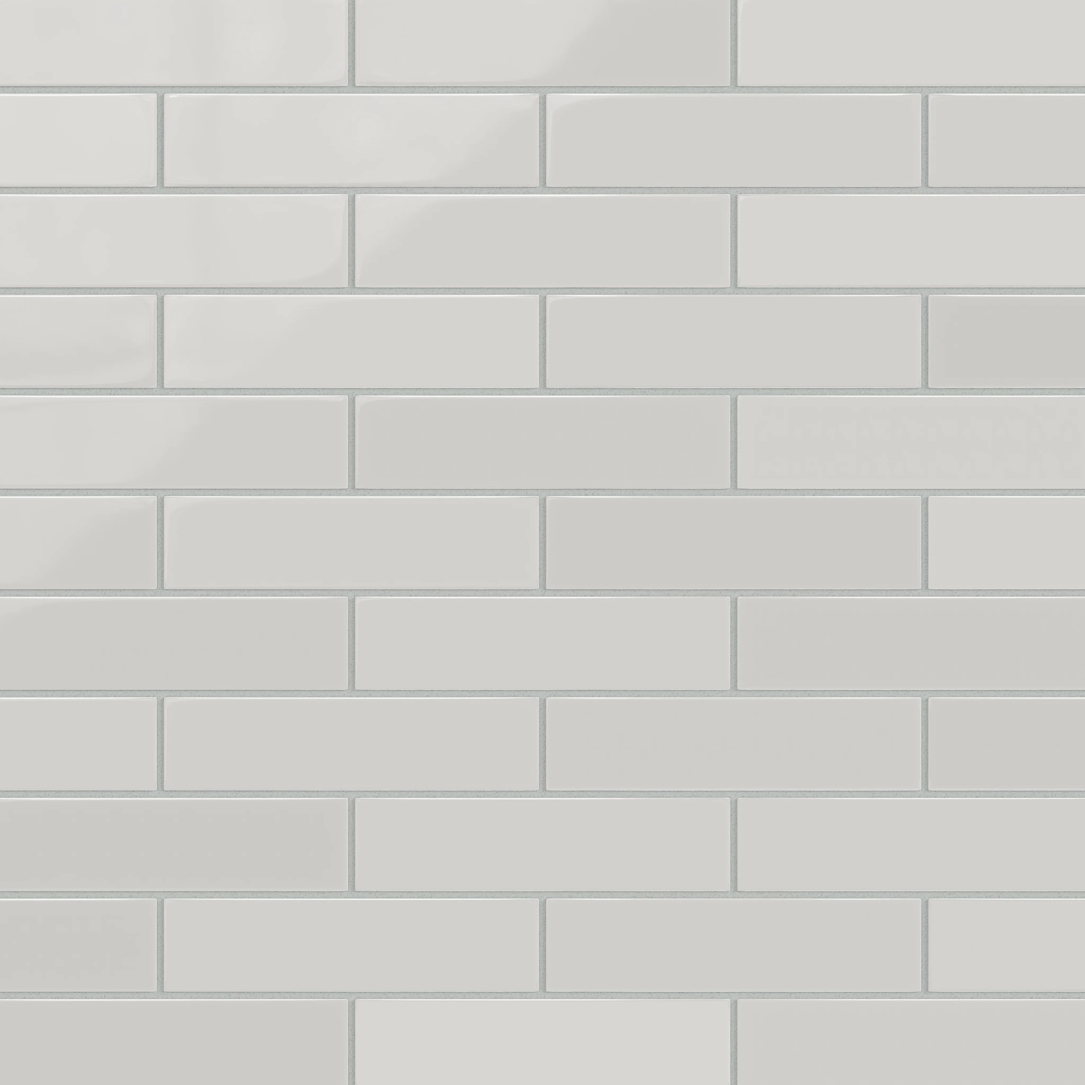 2x8 Natural Press Ceramic Tile in Cloud Cover Gloss - Rockland Interiors Inc.