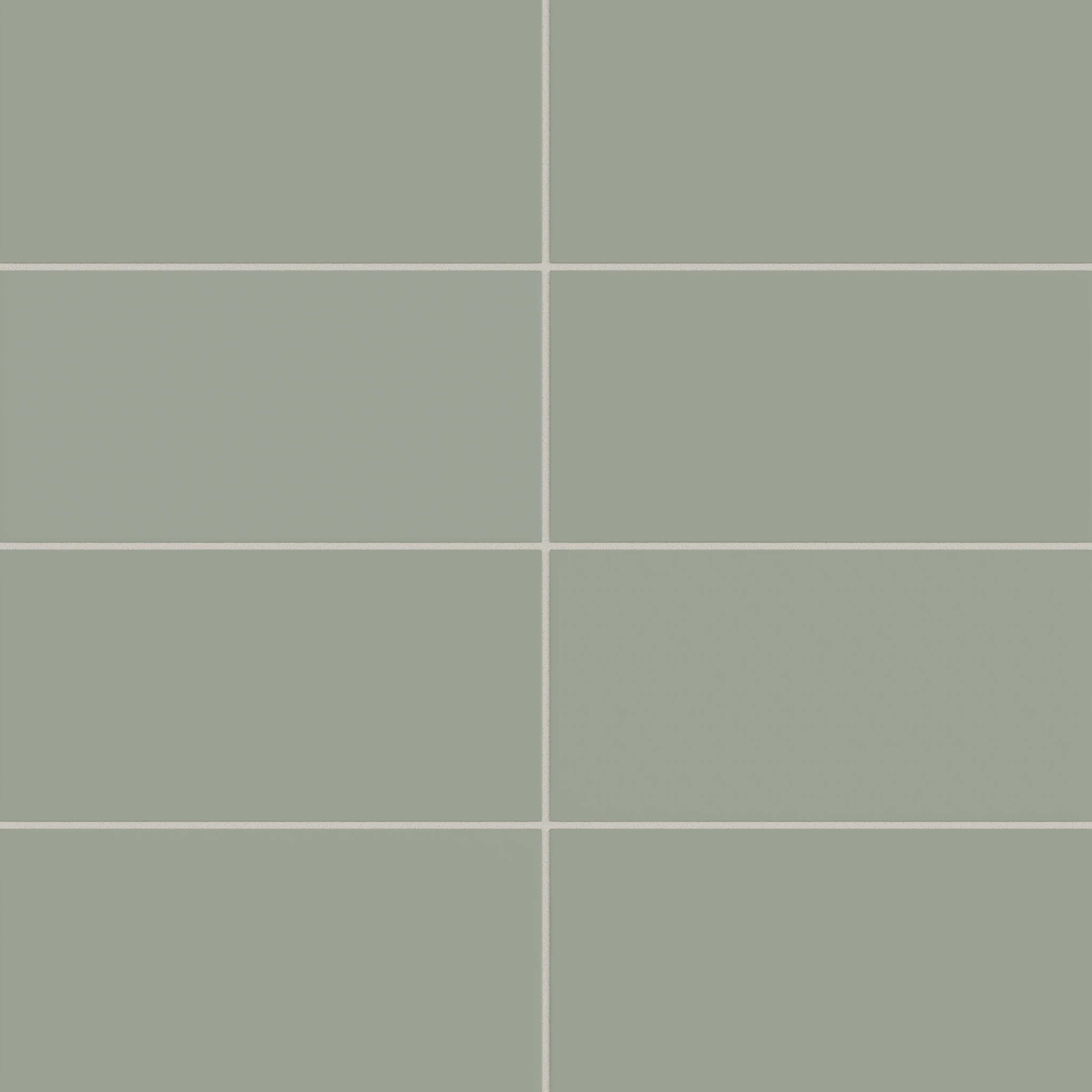 6x12 Natural Press Ceramic Tile in Terre Verte Matte - Rockland Interiors Inc.