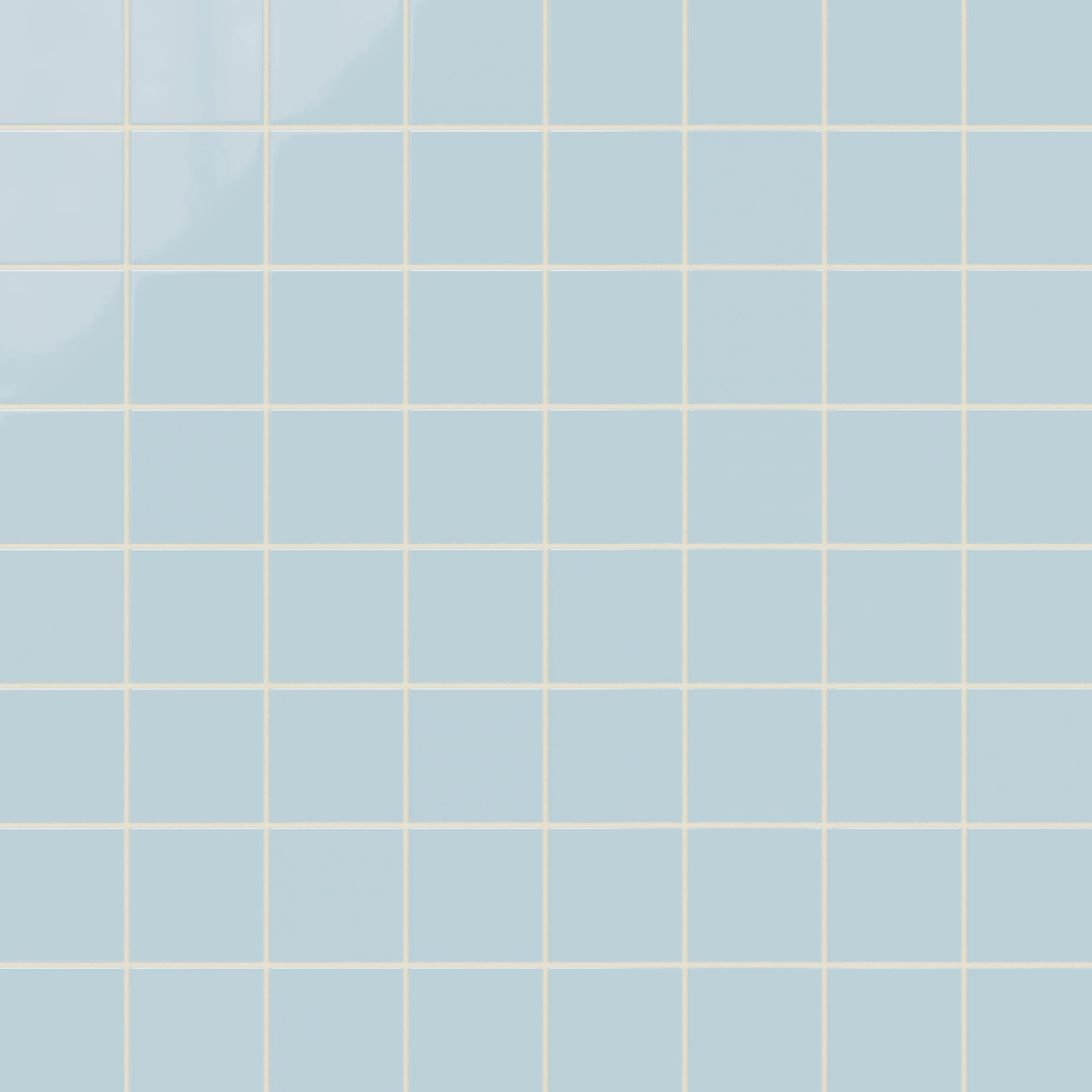 4x4 Natural Press Ceramic Tile in Egyptian Blue Gloss - Rockland Interiors Inc.