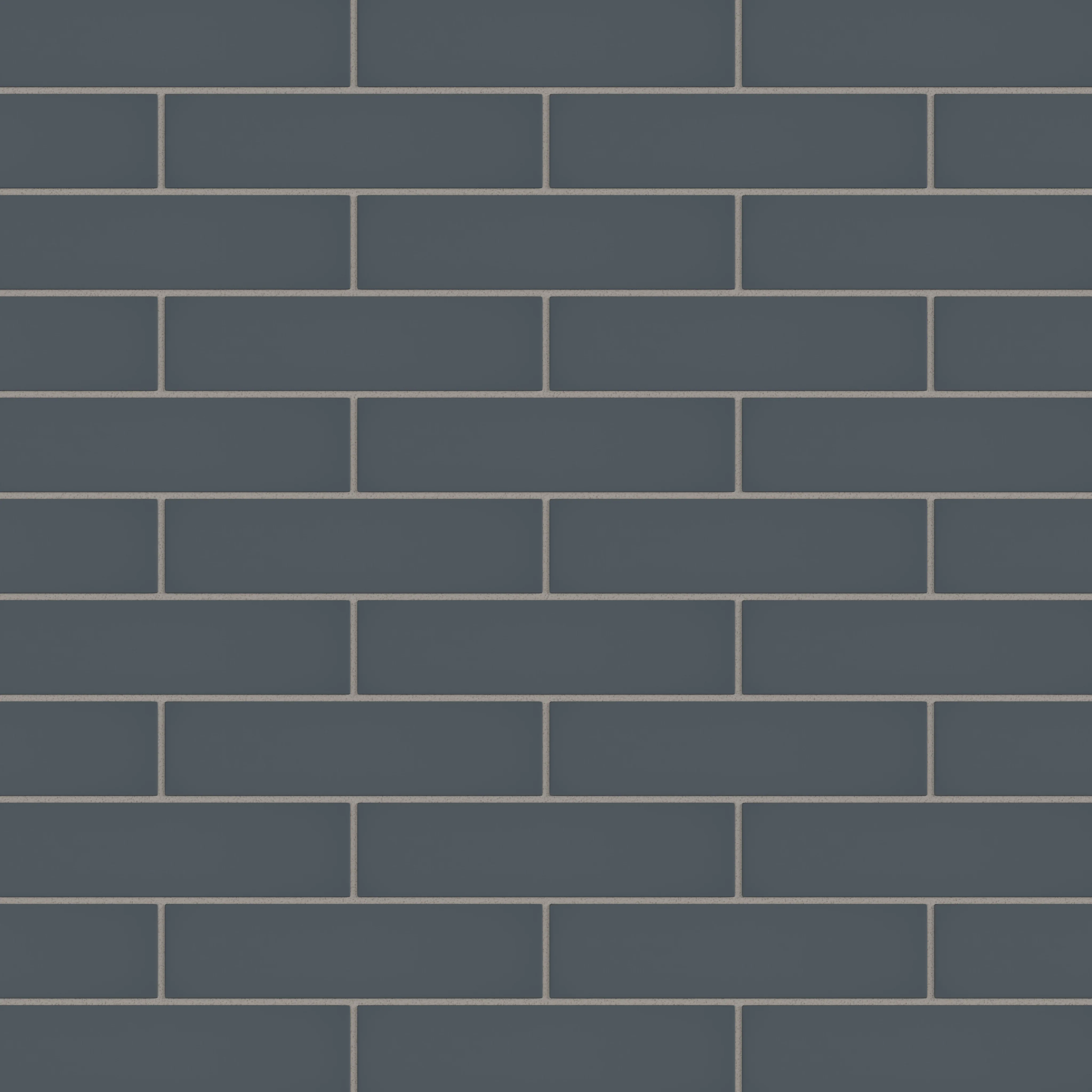 2x8 Natural Press Ceramic Tile in Indigo Matte - Rockland Interiors Inc.