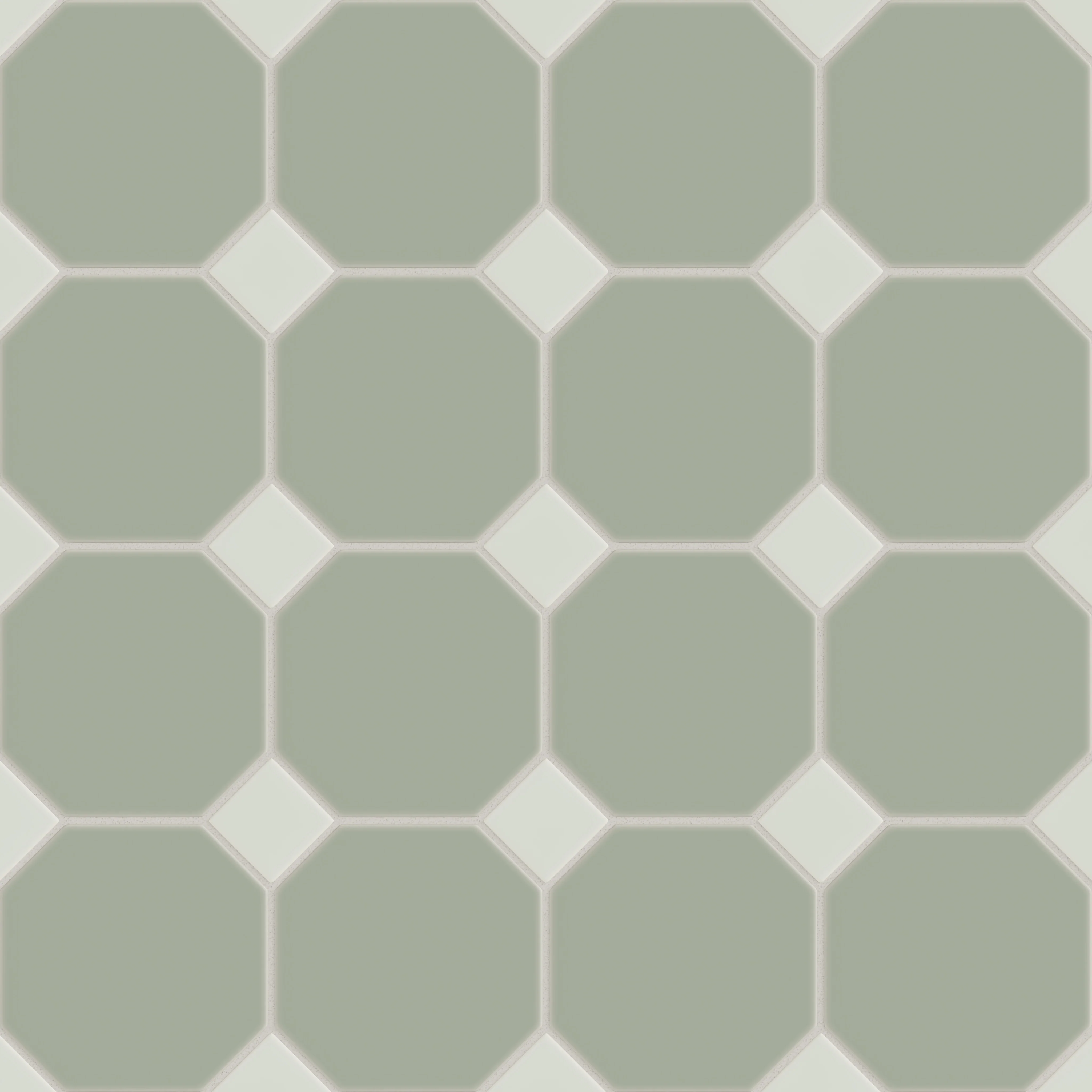 Gramercy Original Ceramic Tile in Rosemary Matte & Overcast Matte - Rockland Interiors Inc.