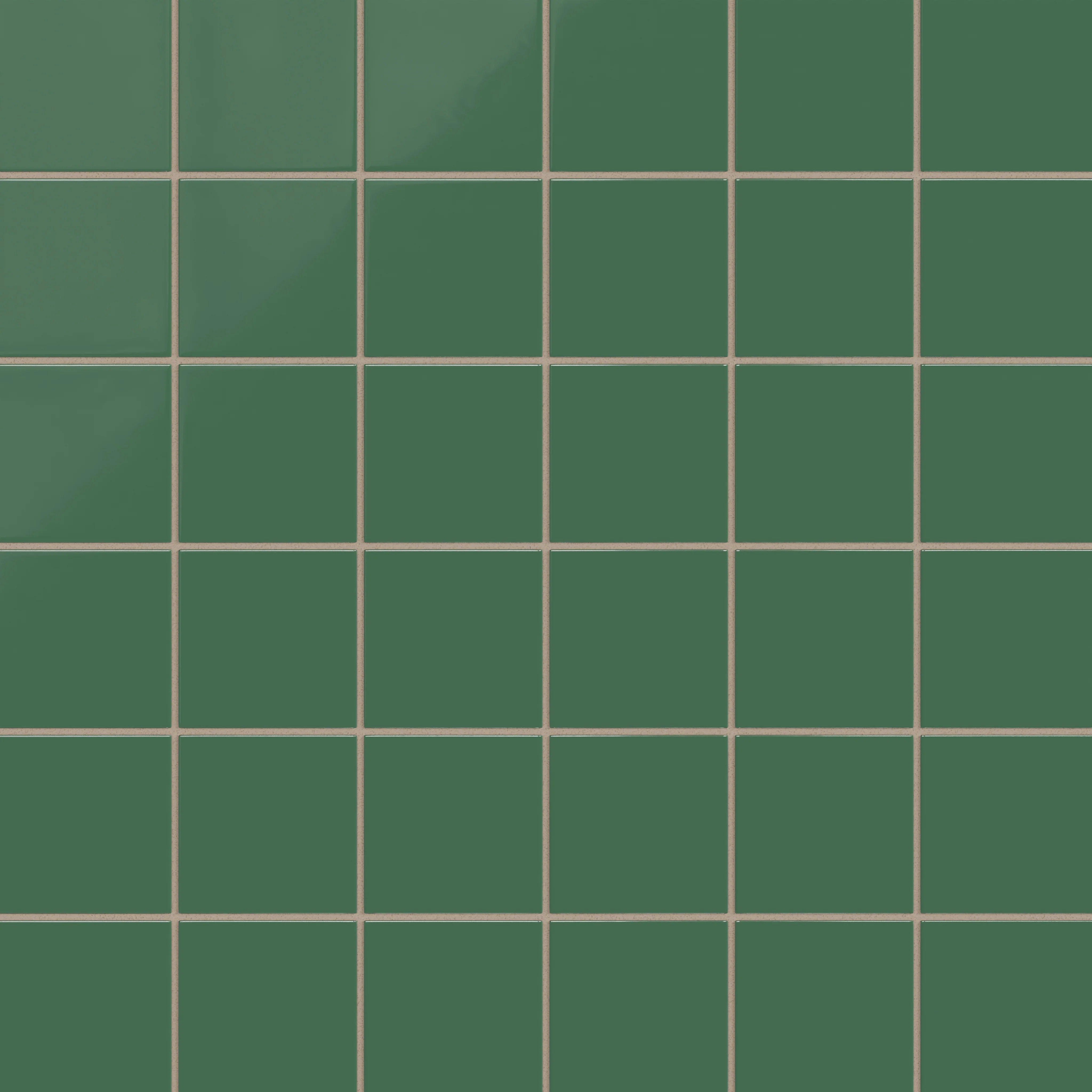 4x4 Natural Press Ceramic Tile in Viridian Gloss - Rockland Interiors Inc.
