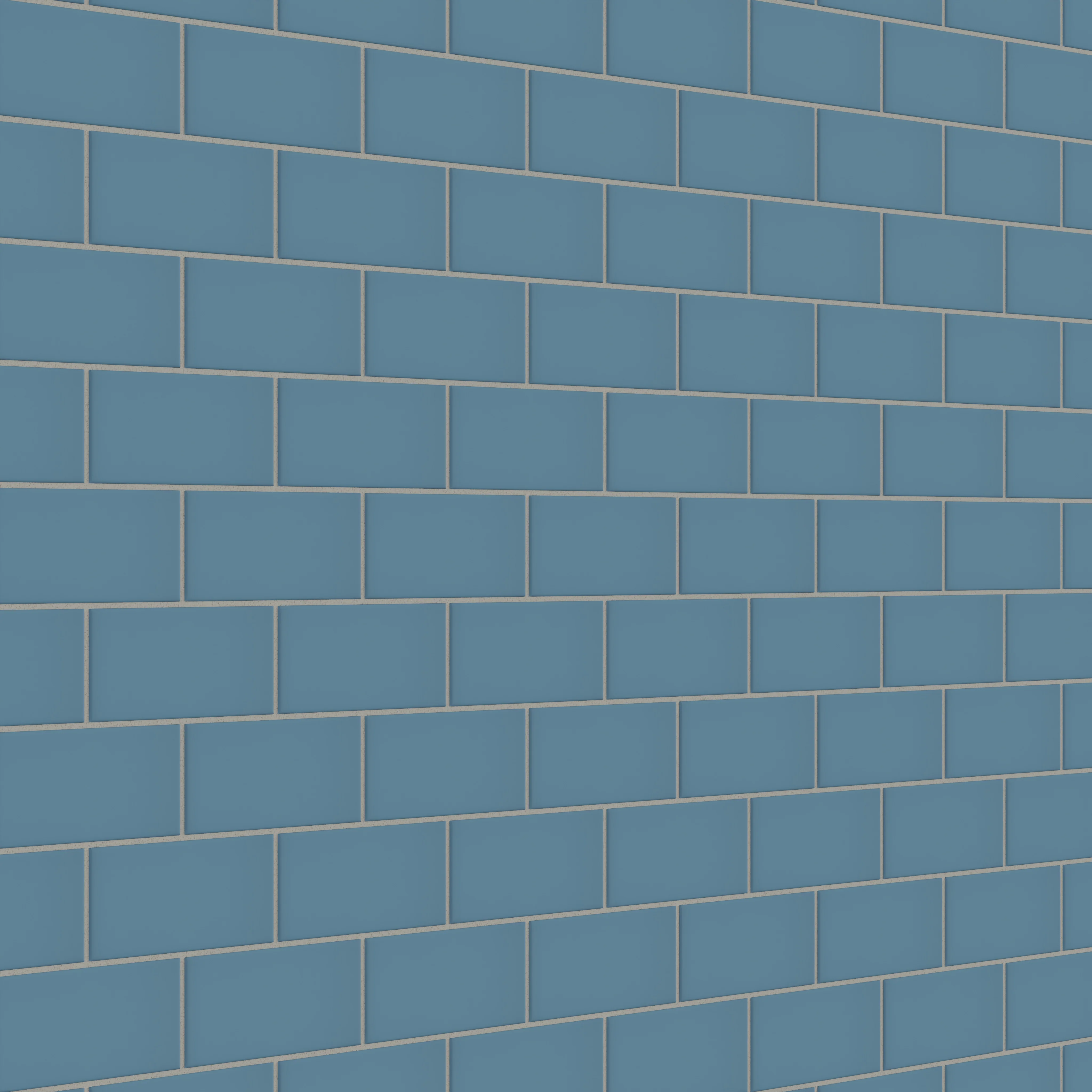 3x6 Natural Press Ceramic Tile in Azurite Matte - Rockland Interiors Inc.