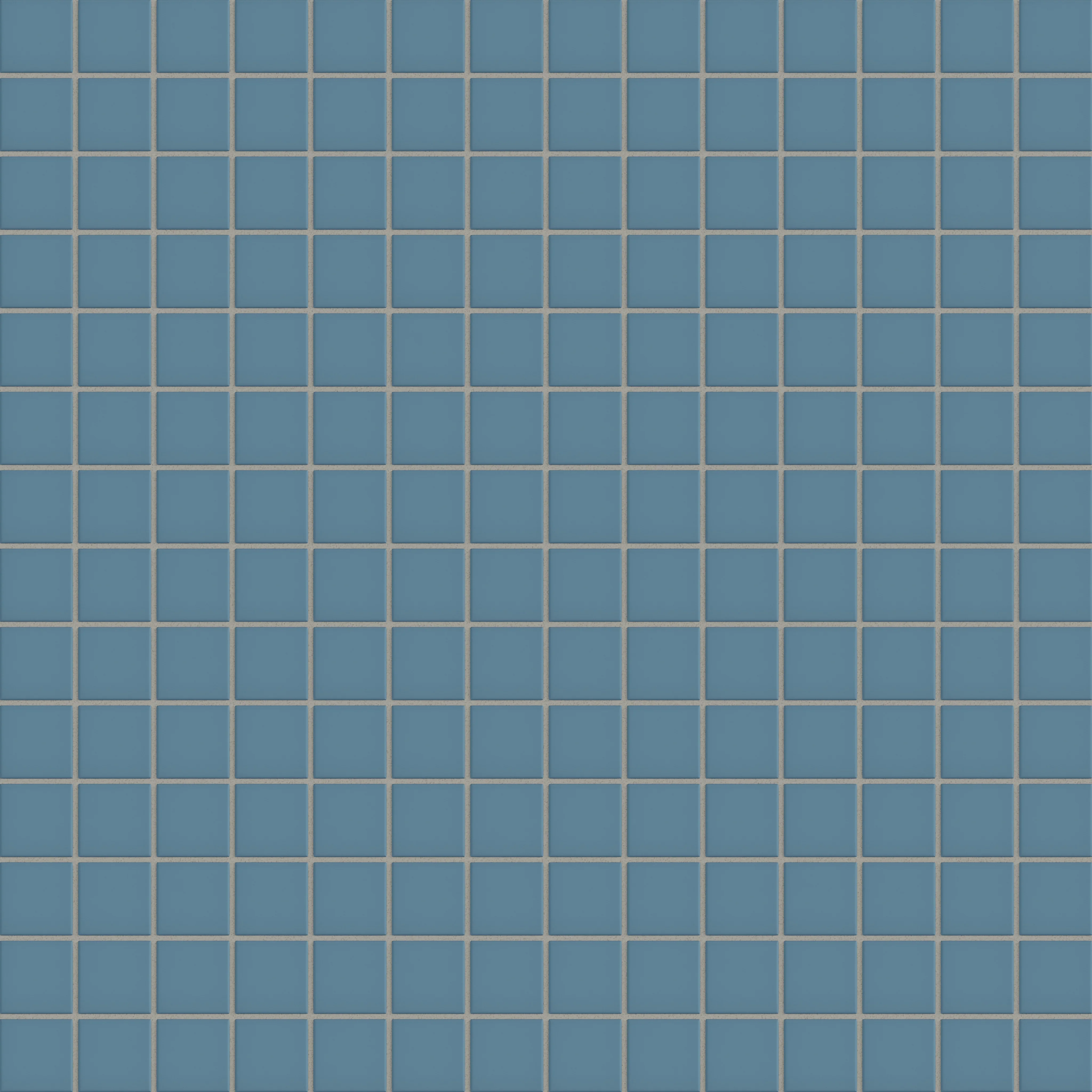 2x2 Straight Set Sheeted Natural Press Ceramic Mosaic Tile in Azurite Matte - Rockland Interiors Inc.