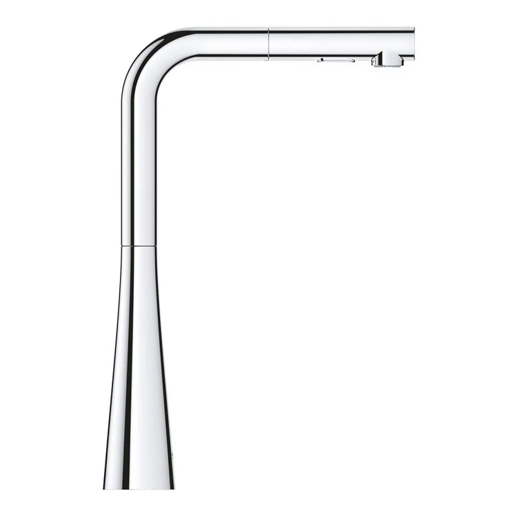 Zedra/Ladylux Single Handle Pull-Out Kitchen Faucet with Dual-Function Spray Head - Rockland Interiors Inc.