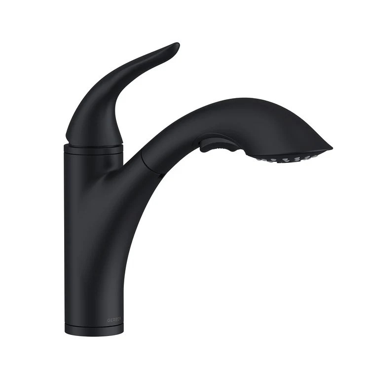 Kitchen Faucet Antioch 1 Lever ADA Satin Black 1.75 Gallons per Minute Pull-Out - Rockland Interiors Inc.