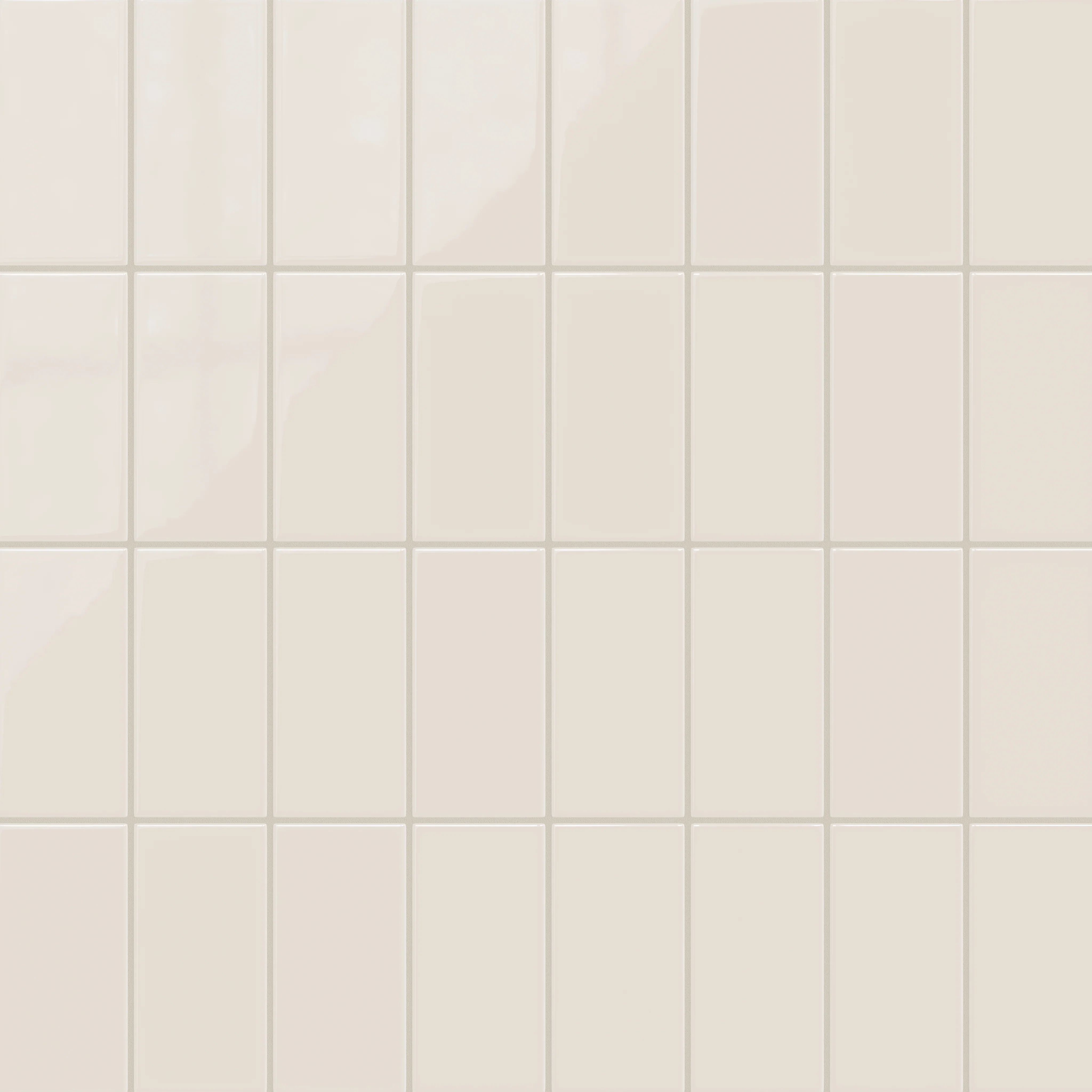 3x6 Natural Press Ceramic Tile in Pearl Gloss - Rockland Interiors Inc.
