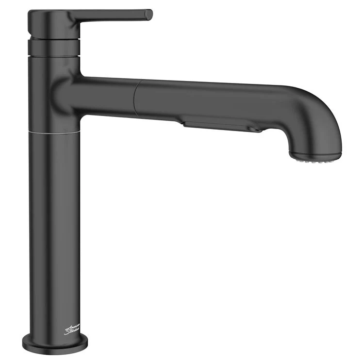 Studio S Single Handle Pull-Out Dual-Spray Kitchen Faucet - Matte Black - Rockland Interiors Inc.