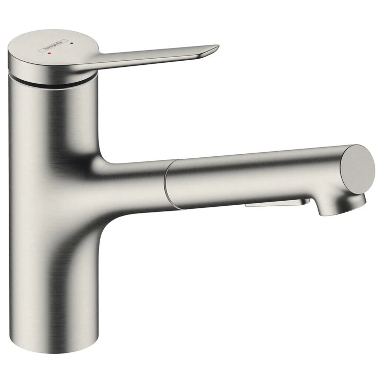 Kitchen Faucet Zesis 1 Lever Stainless Steel Optic 150 DEG Swivel 1 Hole 1.75 Gallons per Minute - Rockland Interiors Inc.