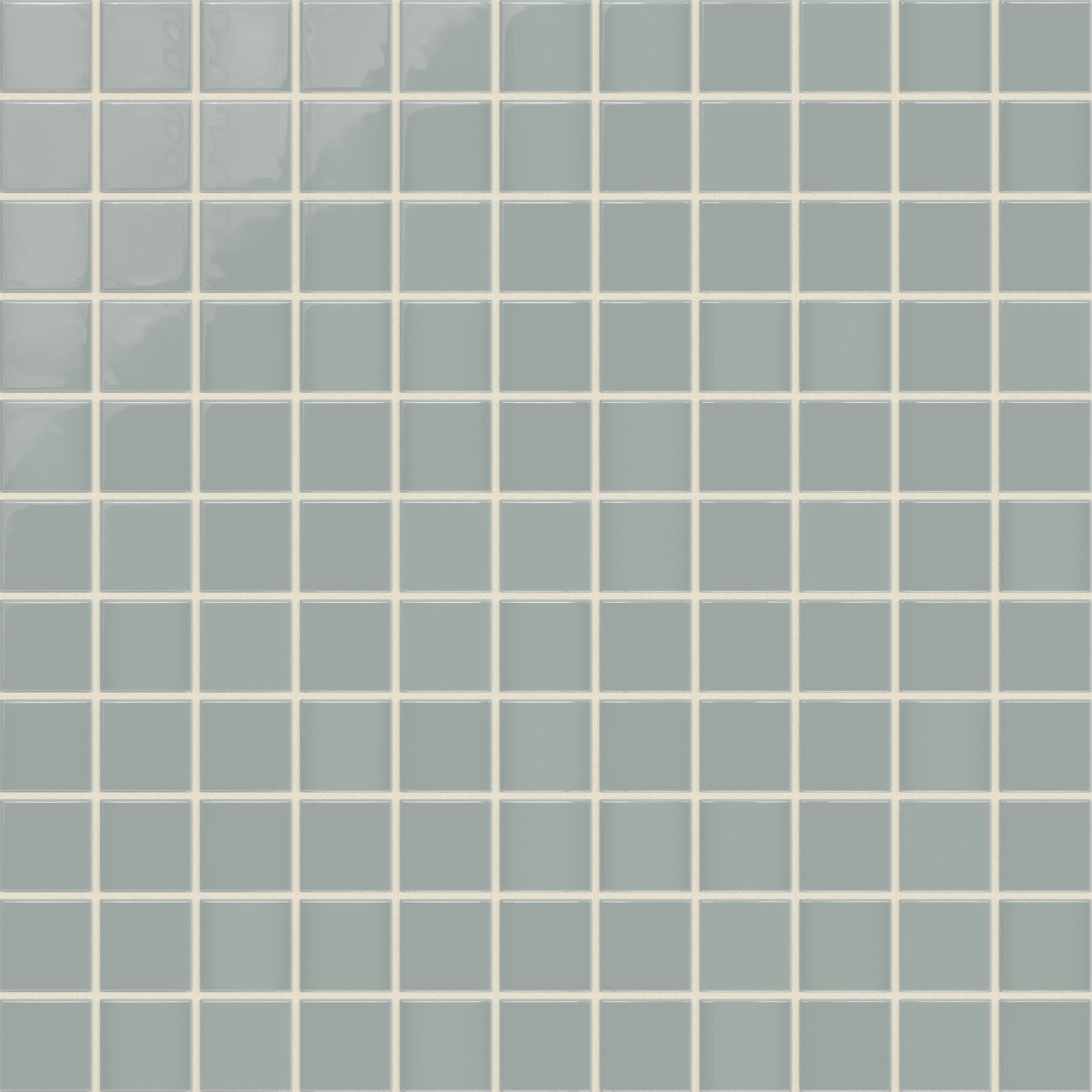 2x2 Straight Set Sheeted Natural Press Ceramic Mosaic Tile in Hood River Gloss - Rockland Interiors Inc.