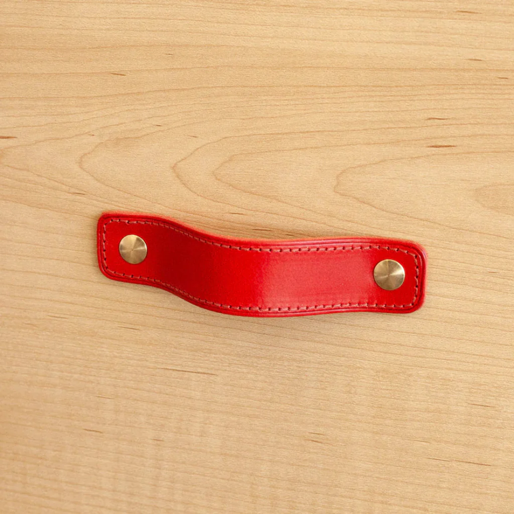 ST-SP02 Stitched Leather Strap Pull - Rockland Interiors Inc.