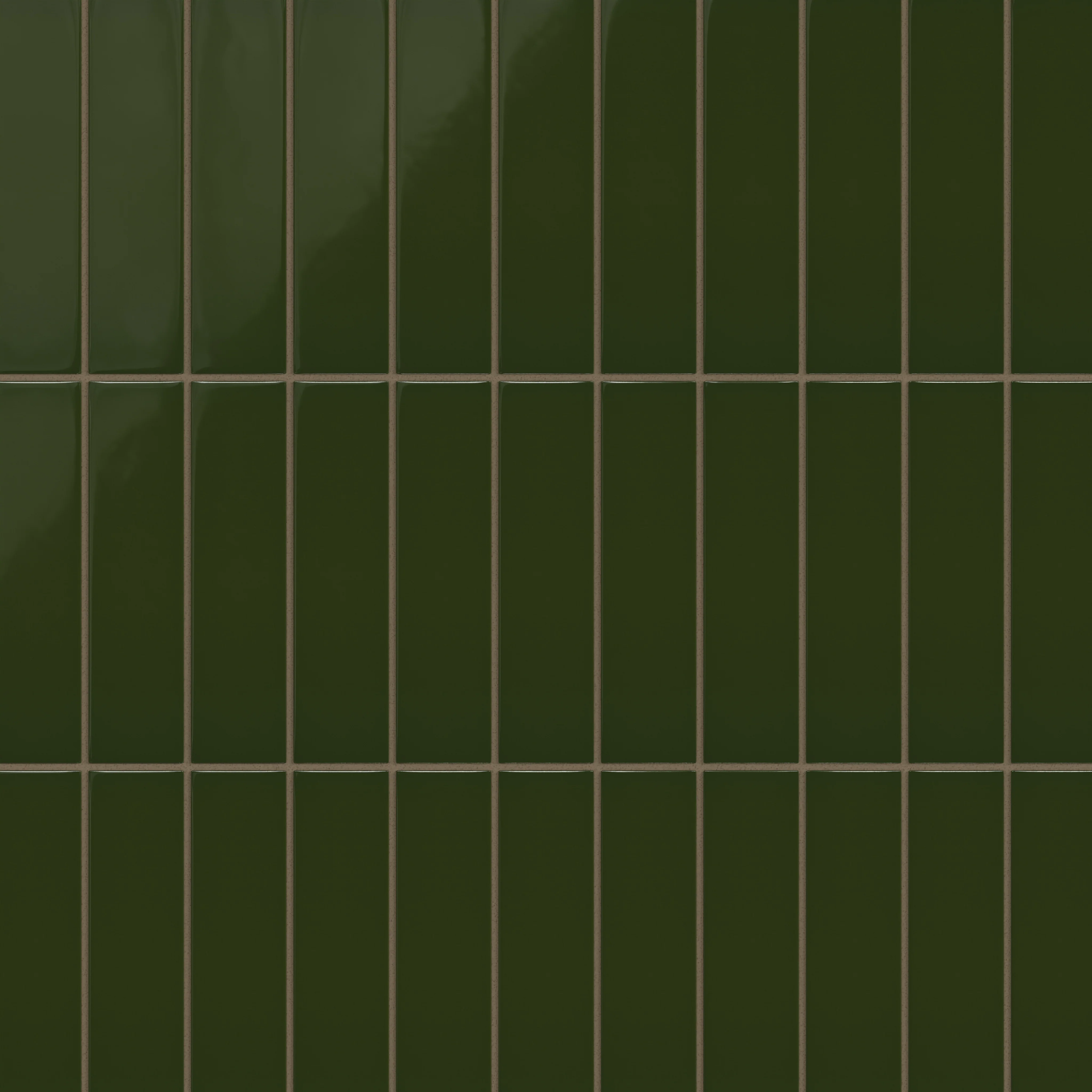 2x8 Natural Press Ceramic Tile in Green Apatite Gloss - Rockland Interiors Inc.
