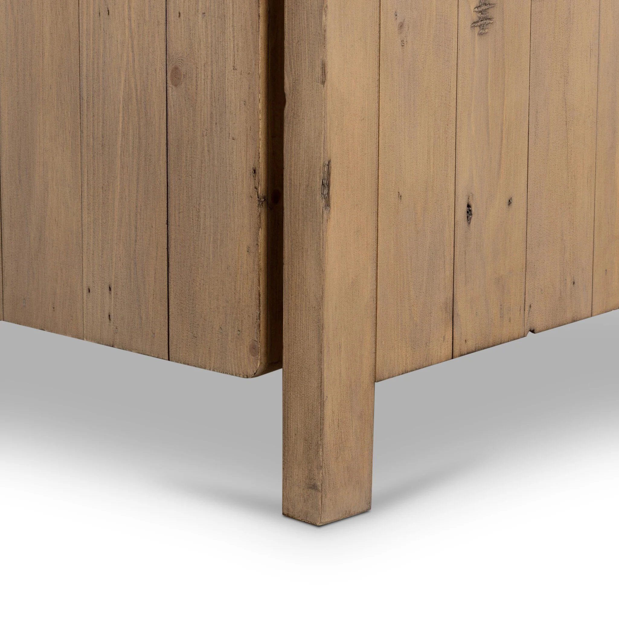 Everson Cabinet - Scrubbed Teak - Rockland Interiors Inc.