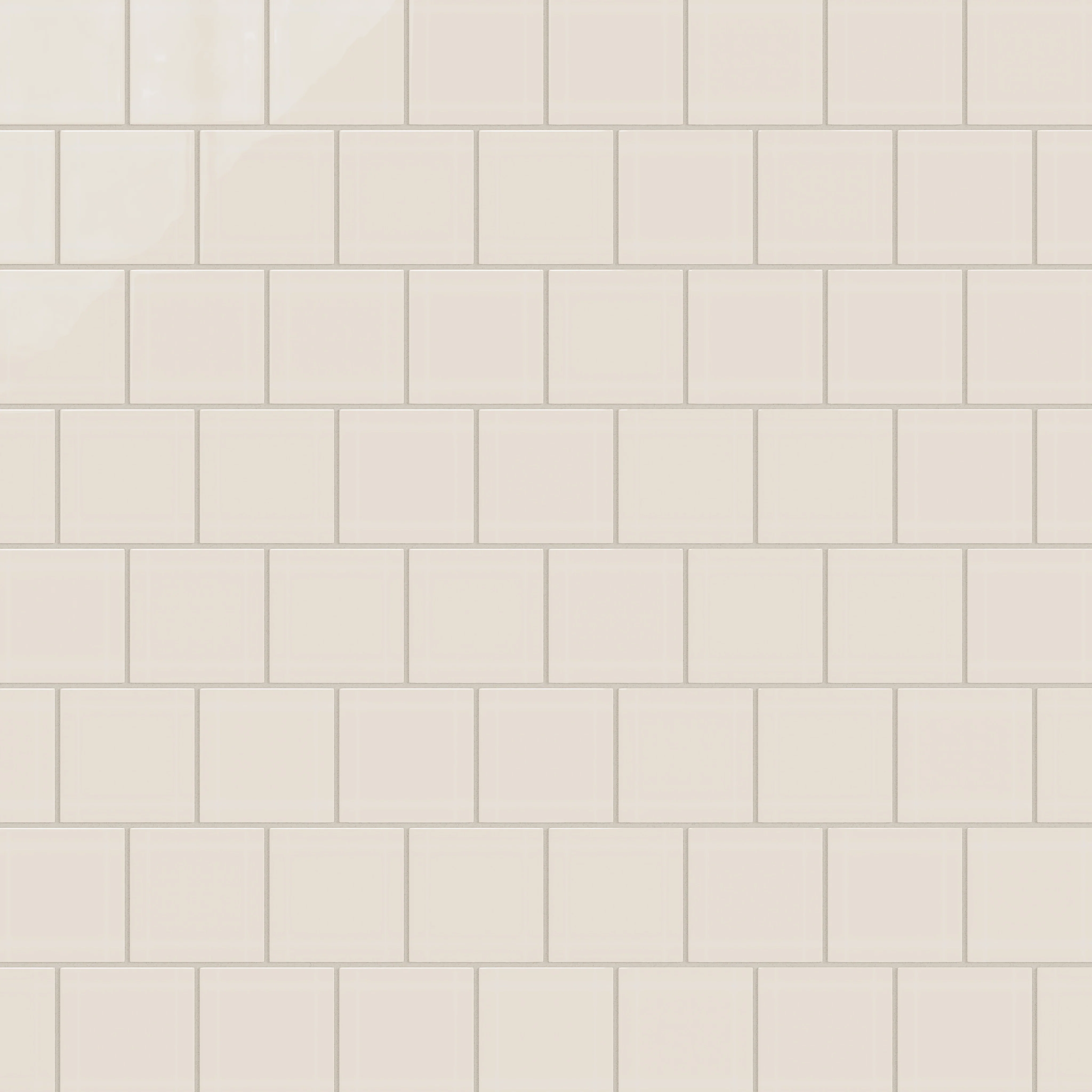 4x4 Natural Press Ceramic Tile in Pearl Gloss - Rockland Interiors Inc.