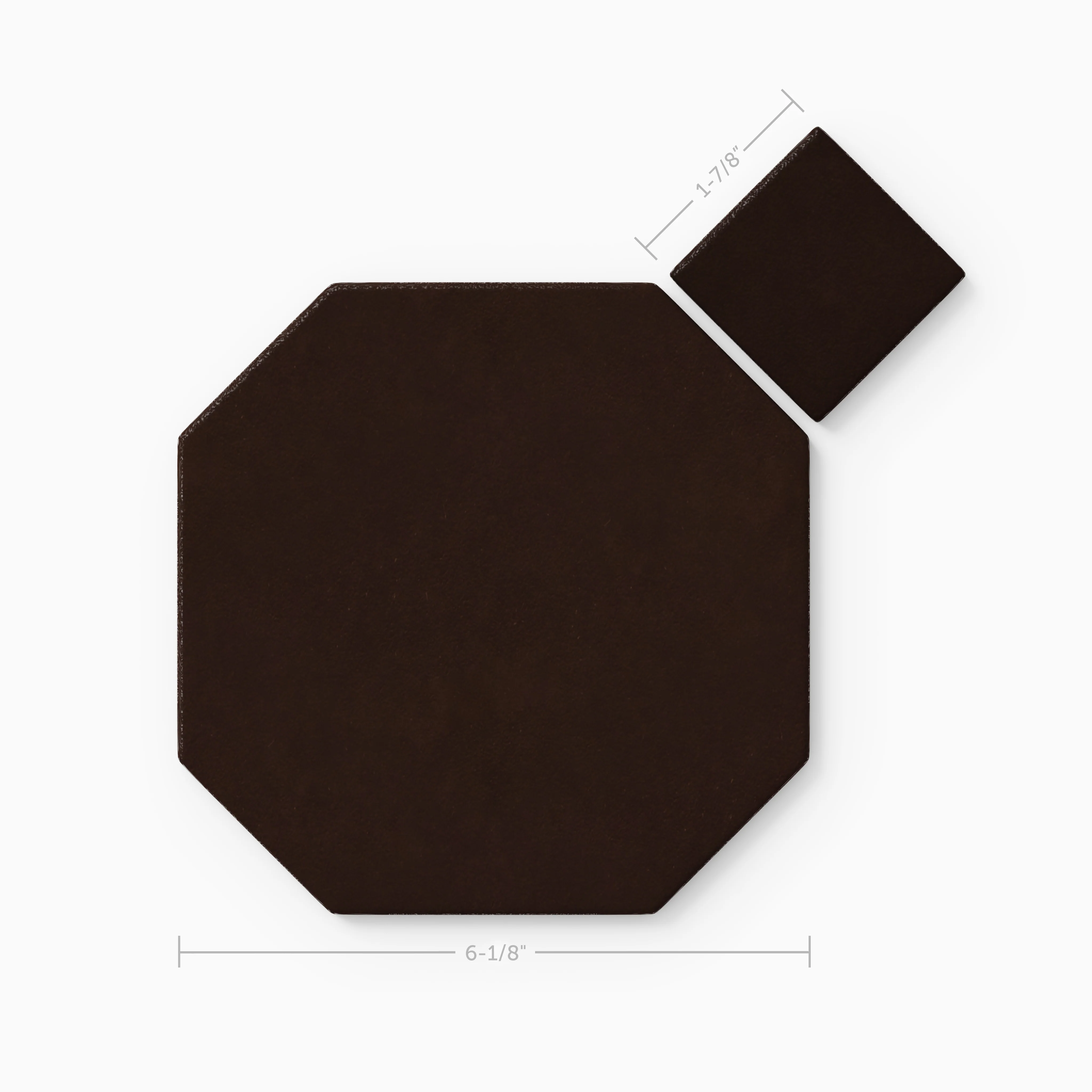 Gramercy Original Ceramic Tile in Burnt Umber - Rockland Interiors Inc.