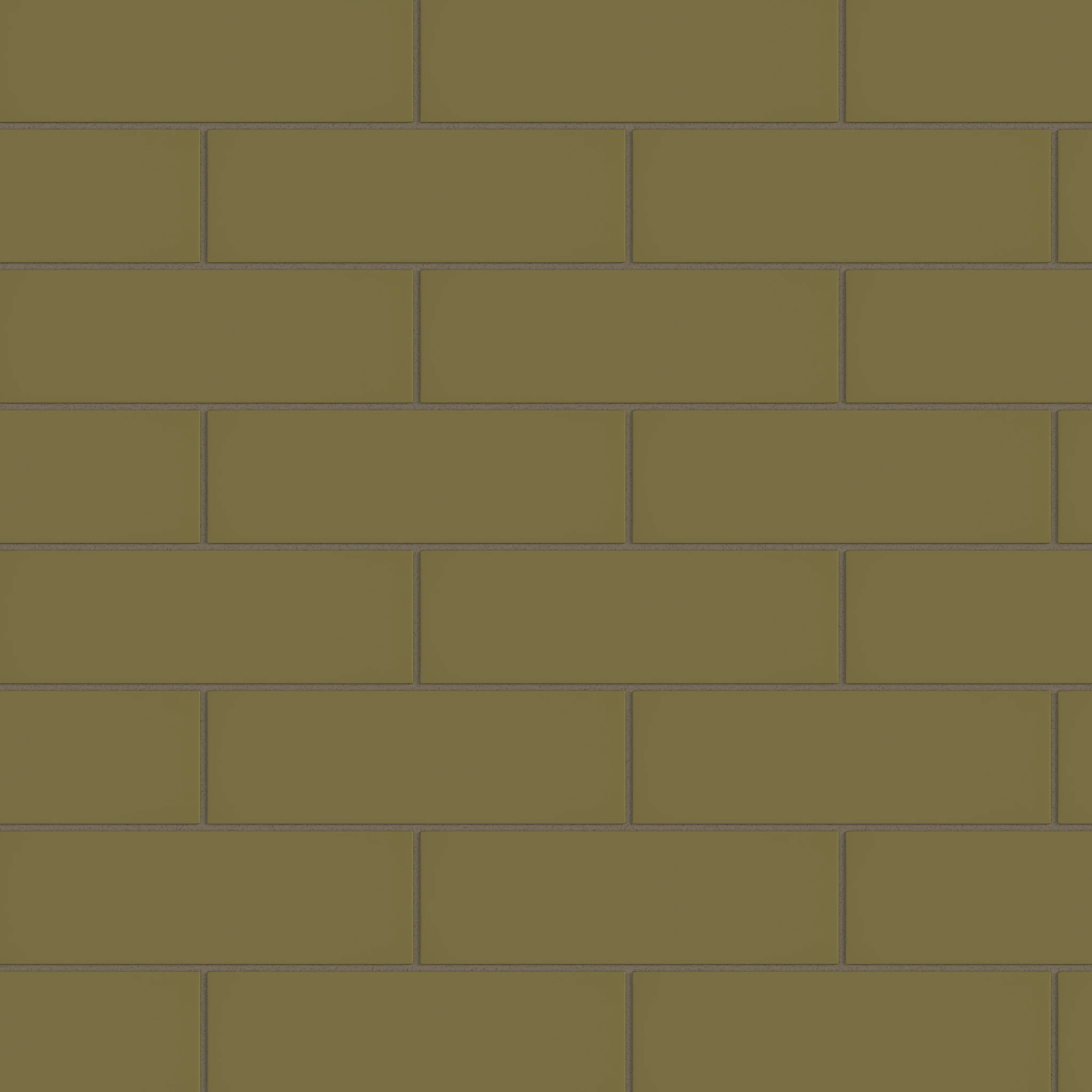 3x9 Natural Press Ceramic Tile in Sap Green Matte - Rockland Interiors Inc.
