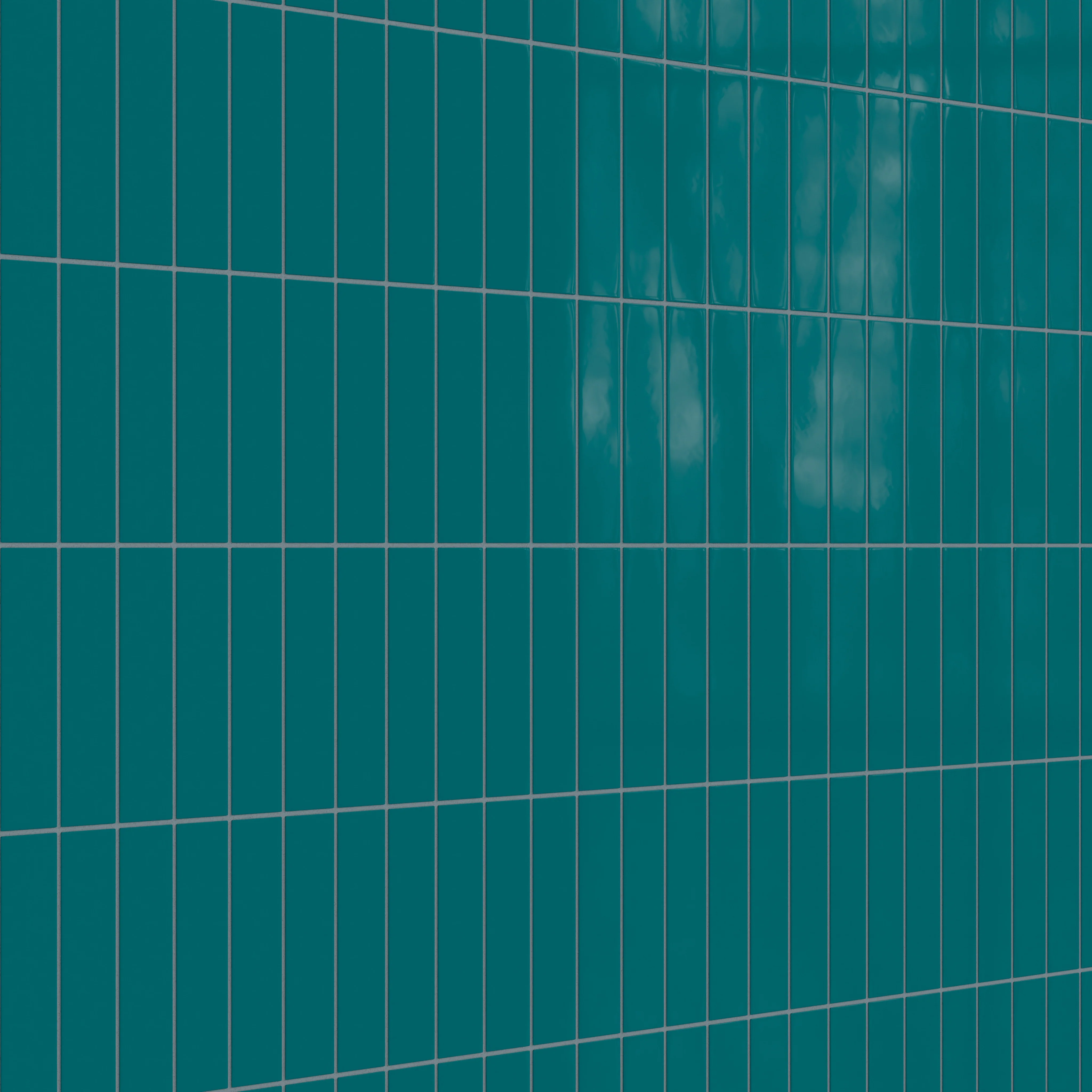 2x8 Natural Press Ceramic Tile in Maya Blue Gloss - Rockland Interiors Inc.
