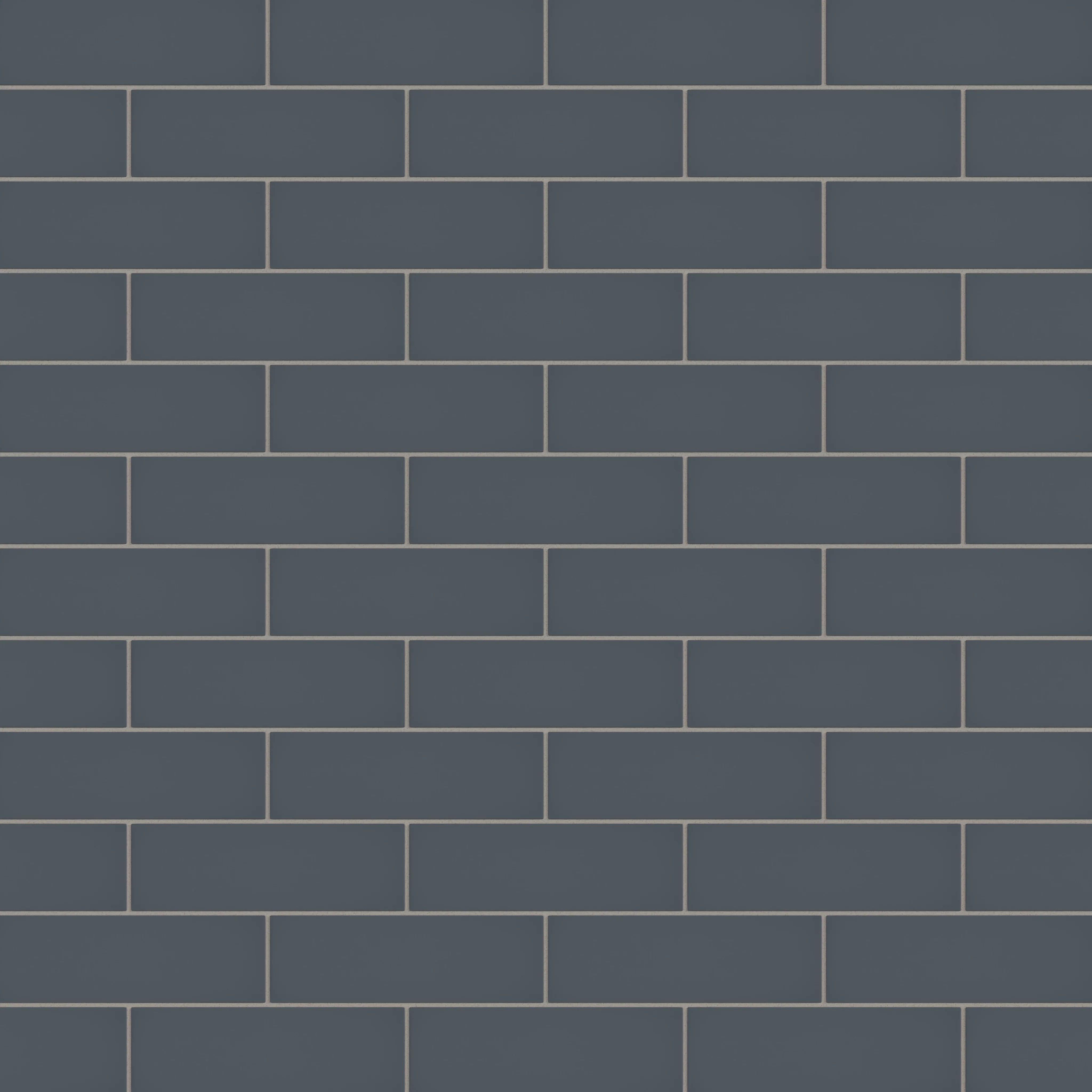 3x9 Natural Press Ceramic Tile in Indigo Matte - Rockland Interiors Inc.