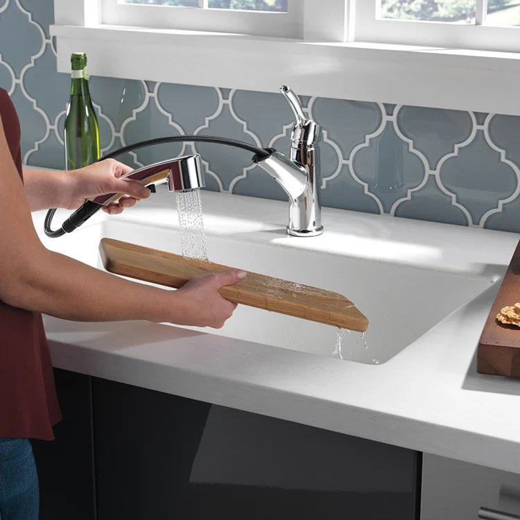 Collins Single Handle Pull Out Kitchen Faucet - Rockland Interiors Inc.