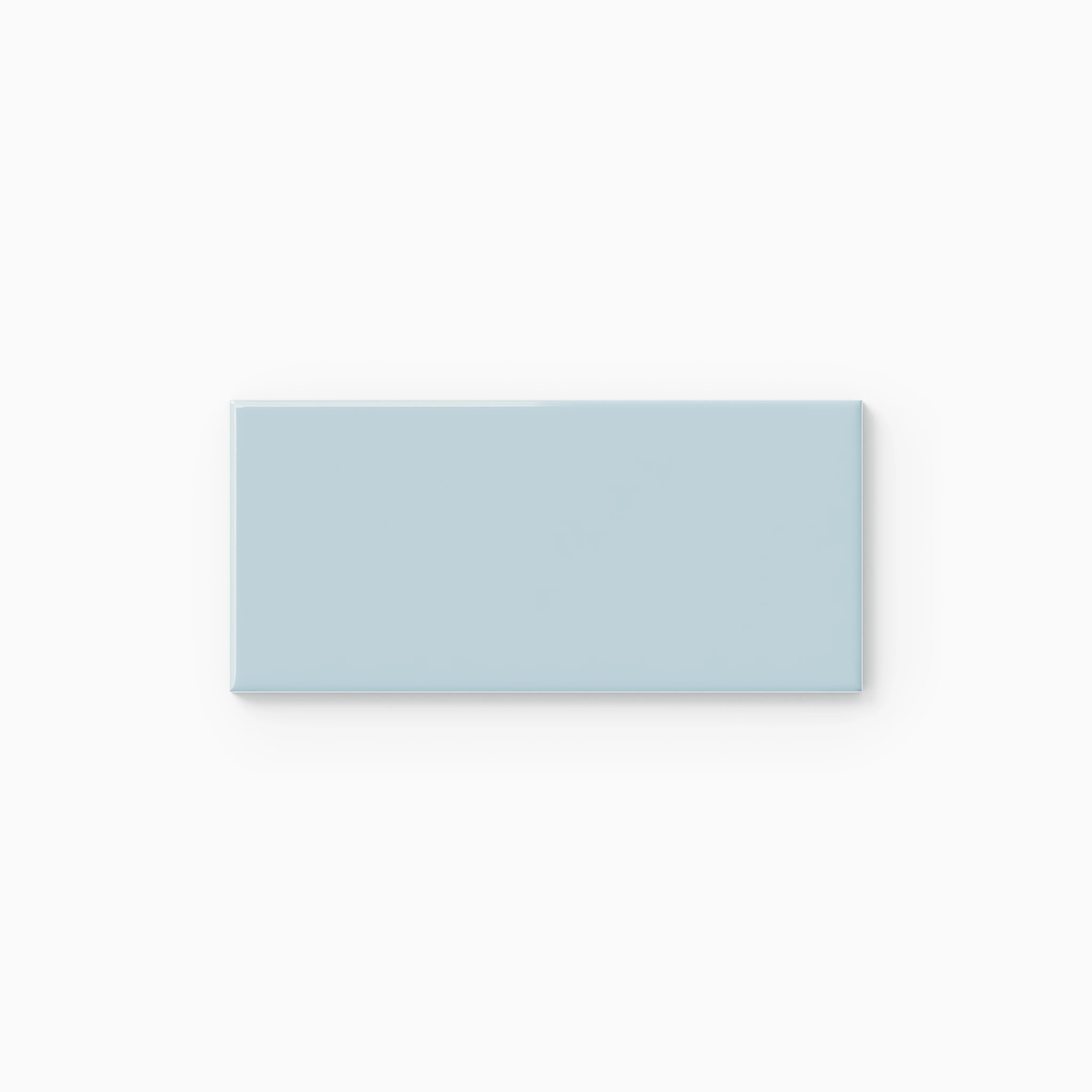 3x6 Natural Press Ceramic Tile in Egyptian Blue Gloss - Rockland Interiors Inc.