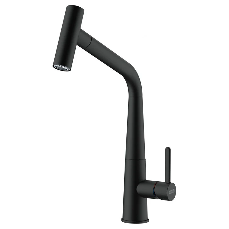 Kitchen Faucet Icon 1 Lever ADA Matte Black Pull-Out 2 Function 360 DEG Swivel Deck 1.75 Gallons per Minute - Rockland Interiors Inc.