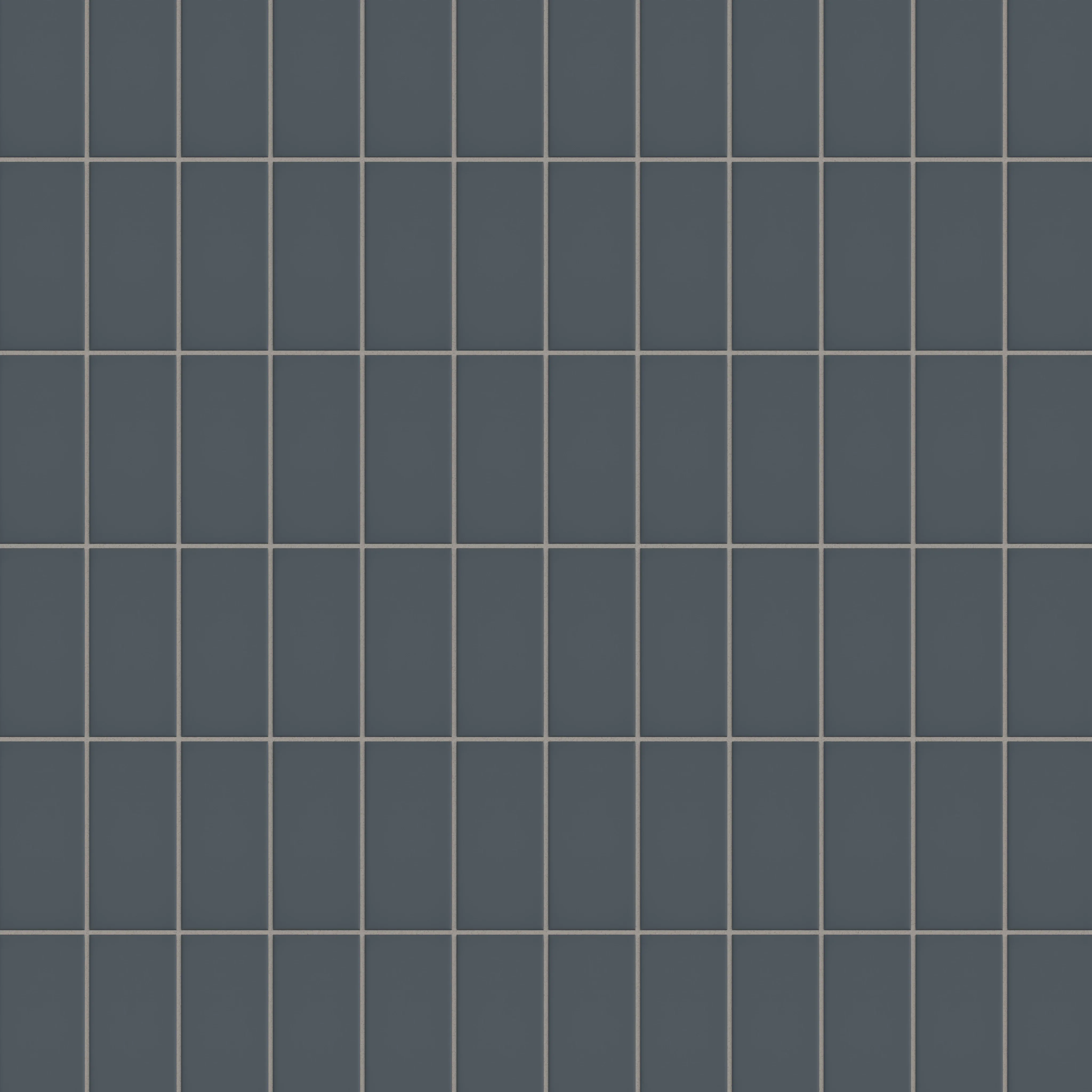 3x6 Natural Press Ceramic Tile in Indigo Matte - Rockland Interiors Inc.