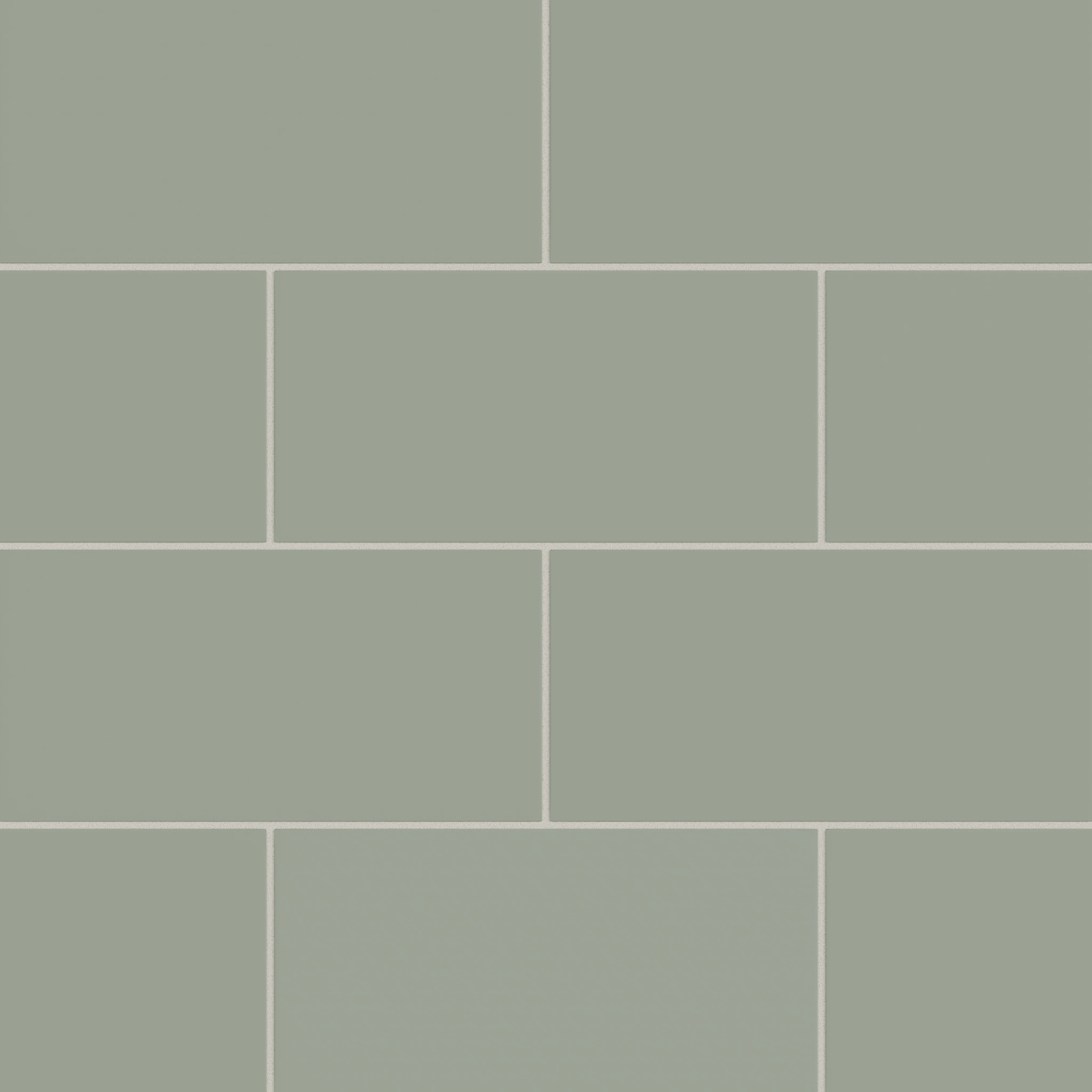 6x12 Natural Press Ceramic Tile in Terre Verte Matte - Rockland Interiors Inc.