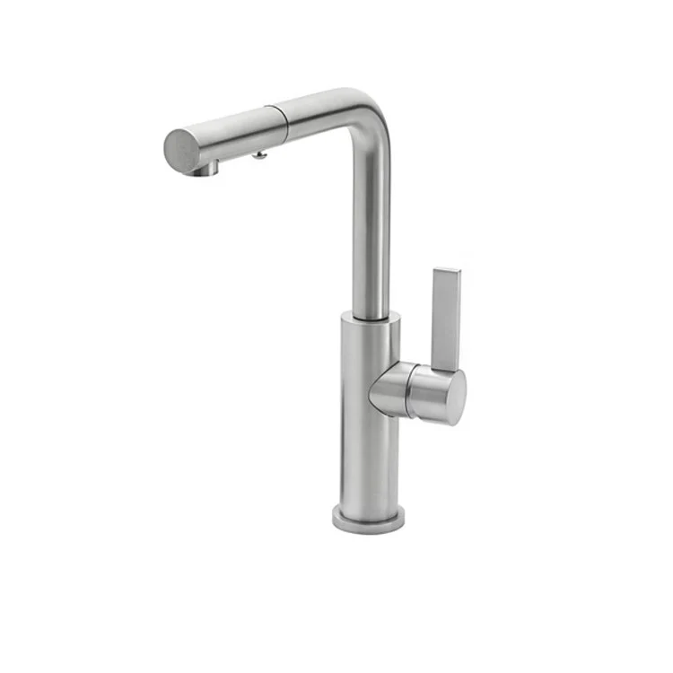 Kitchen Faucet Corsano 1 FB Lever ADA Polished Chrome Pull-Out Swivel 1 Hole 1.8 Gallons per Minute - Rockland Interiors Inc.