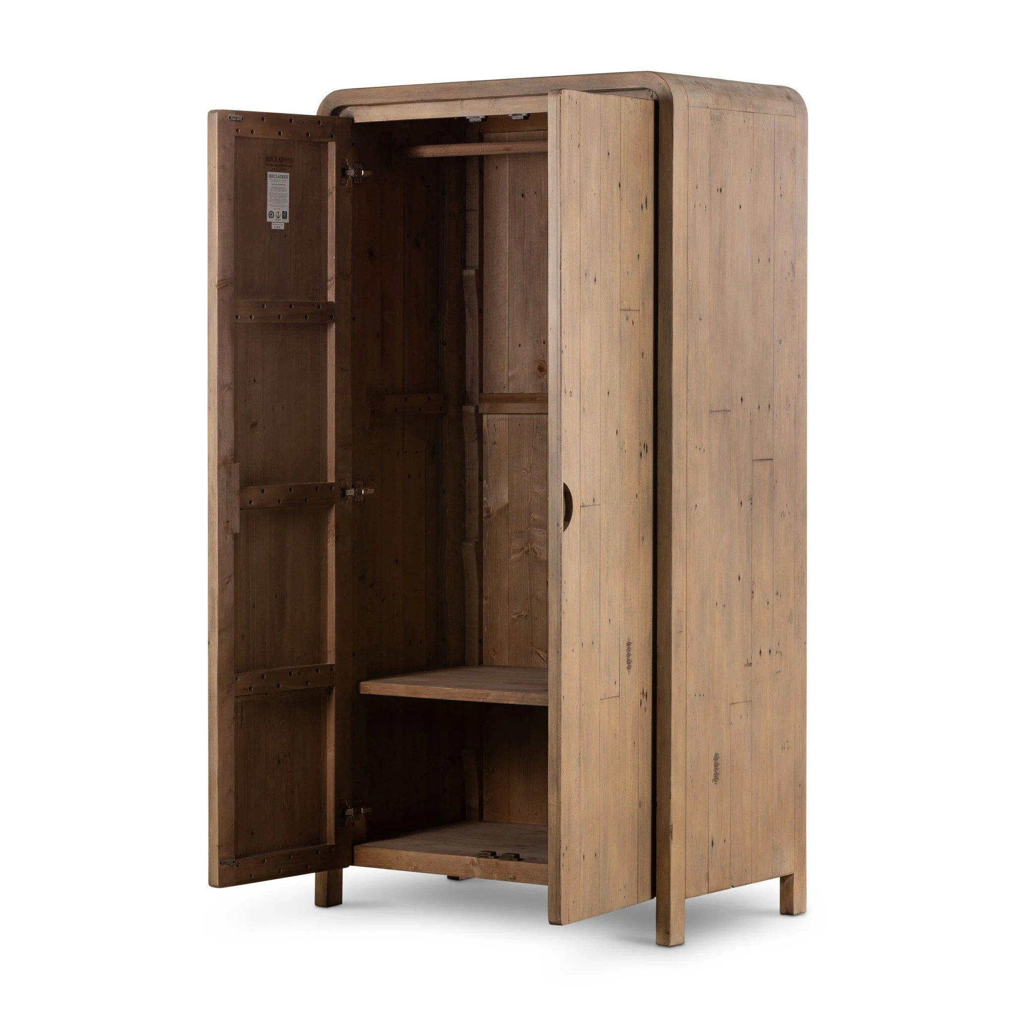 Everson Cabinet - Scrubbed Teak - Rockland Interiors Inc.