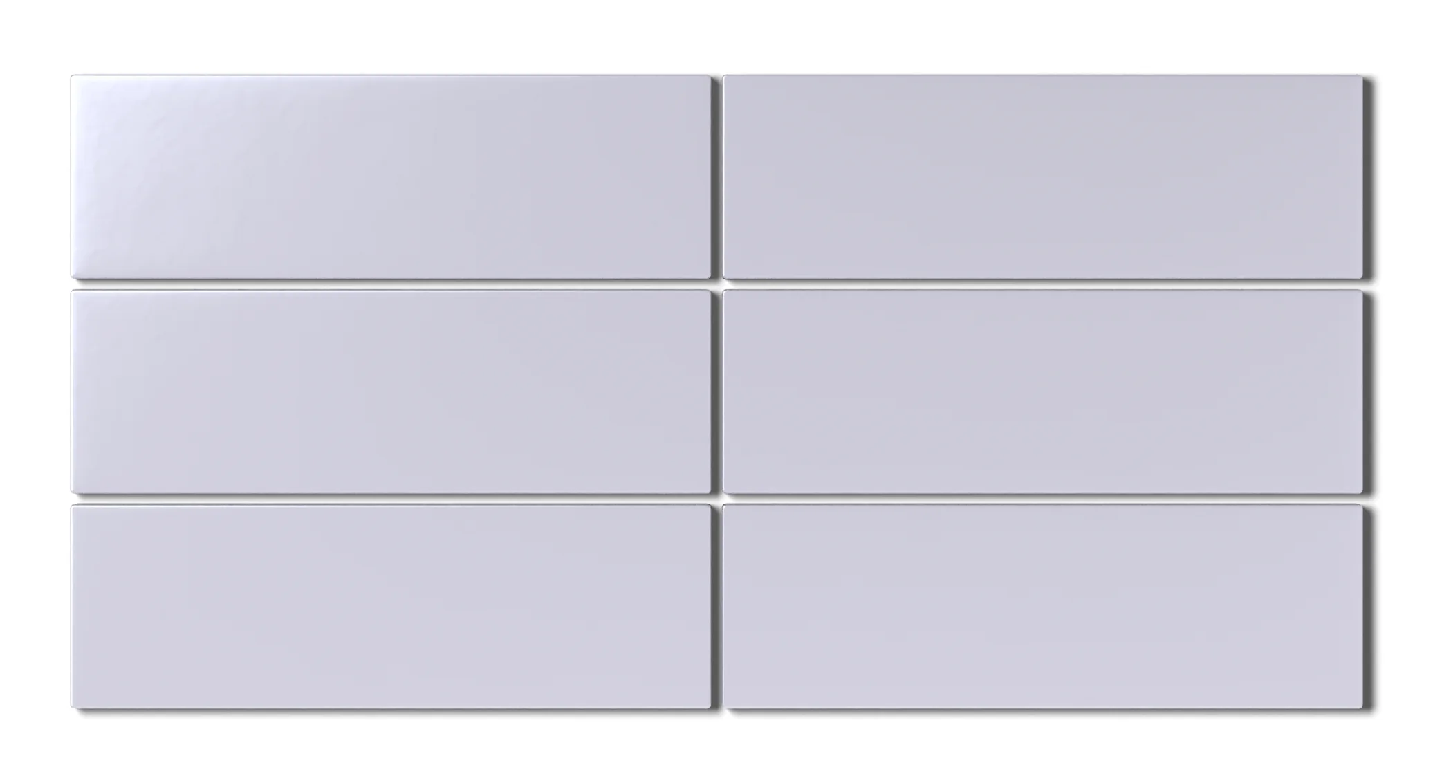 3x9 Natural Press Ceramic Tile in Amethyst Matte - Rockland Interiors Inc.