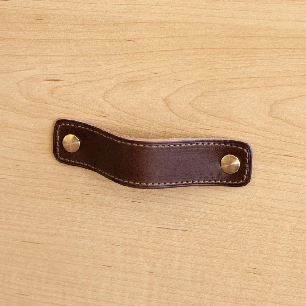 ST-SP02 Stitched Leather Strap Pull - Rockland Interiors Inc.