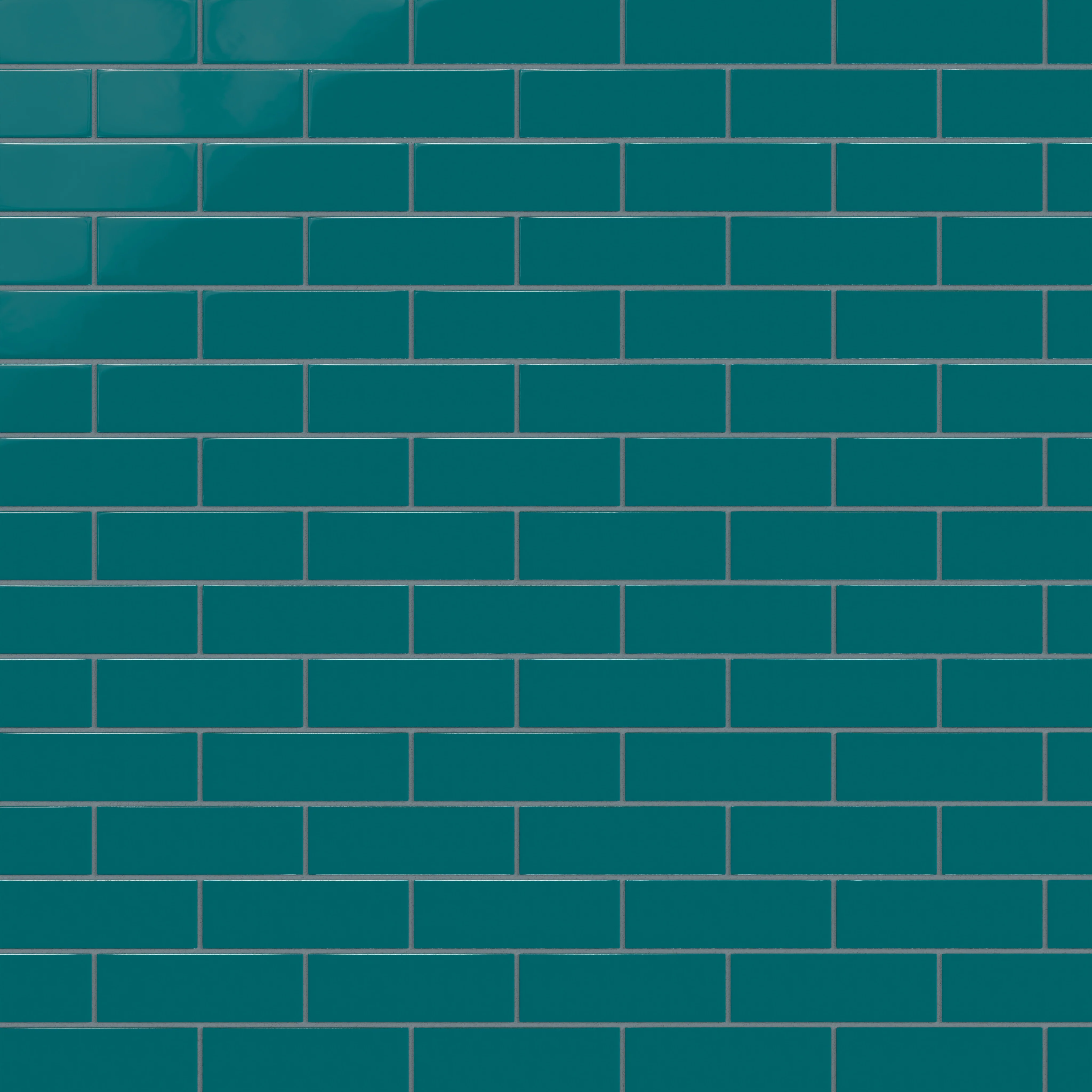 2x6 Natural Press Ceramic Tile in Maya Blue Gloss - Rockland Interiors Inc.