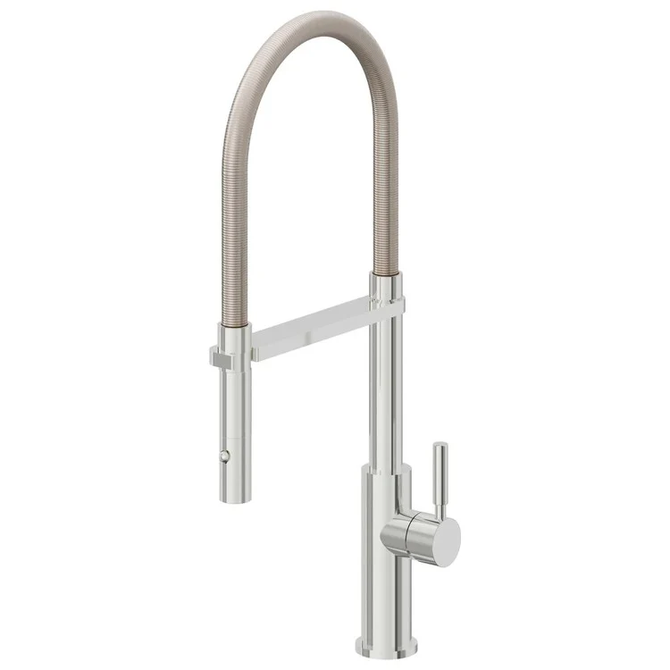 Kitchen Faucet Corsano Culinary 1 ST Lever ADA Polished Chrome Pull-Out Swivel 1 Hole 1.8 Gallons per Minute - Rockland Interiors Inc.