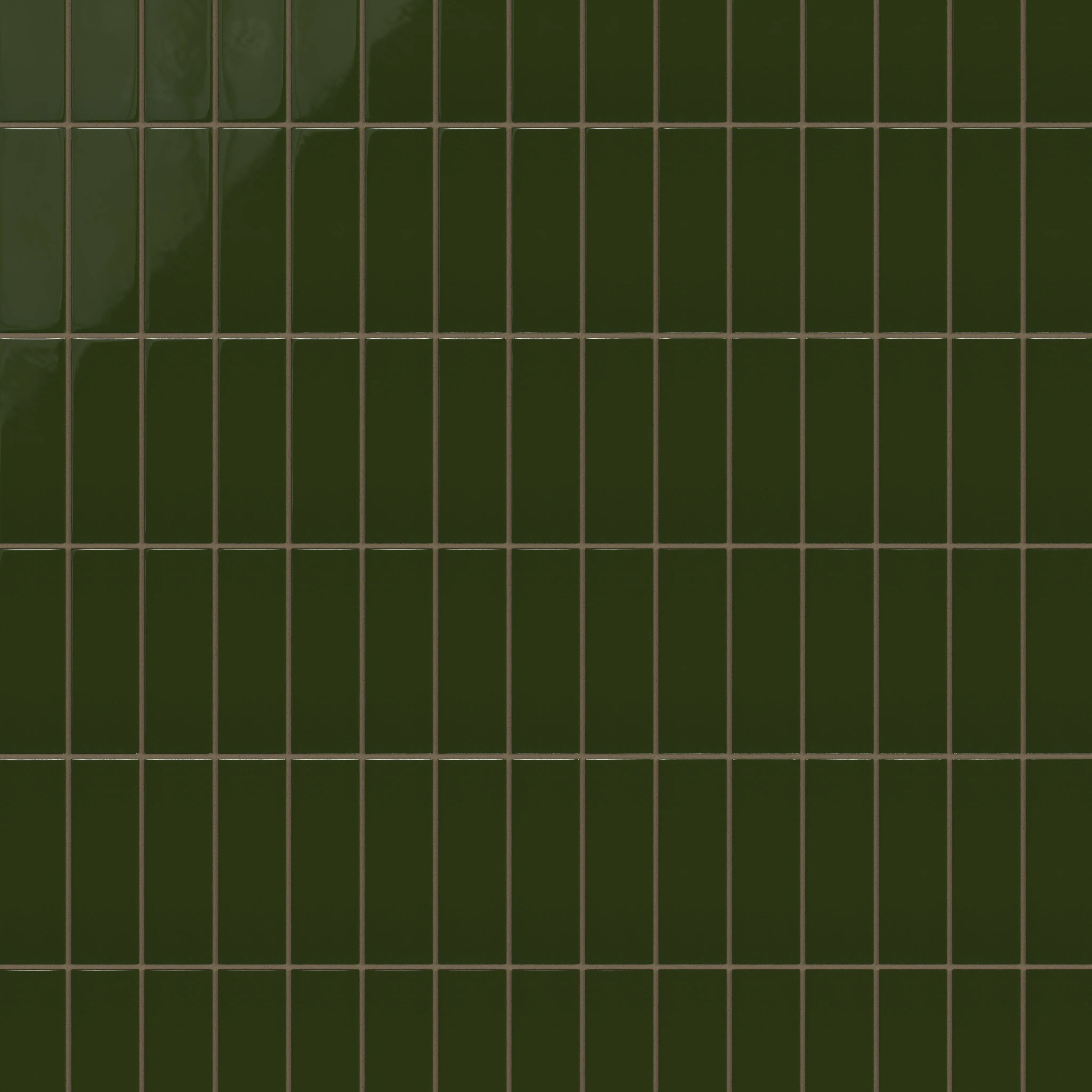 2x6 Natural Press Ceramic Tile in Green Apatite Gloss - Rockland Interiors Inc.