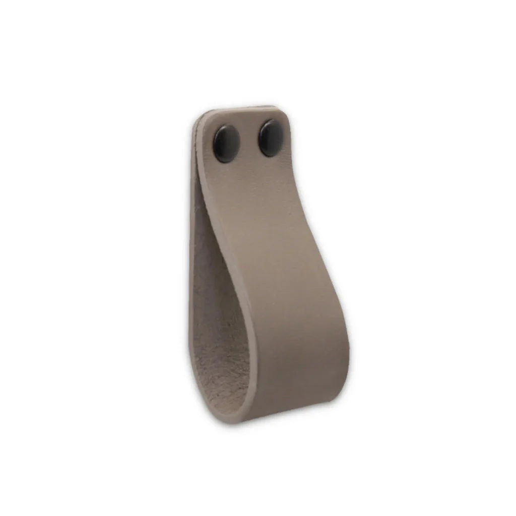 LP01 Smooth Leather Loop Pull - Rockland Interiors Inc.