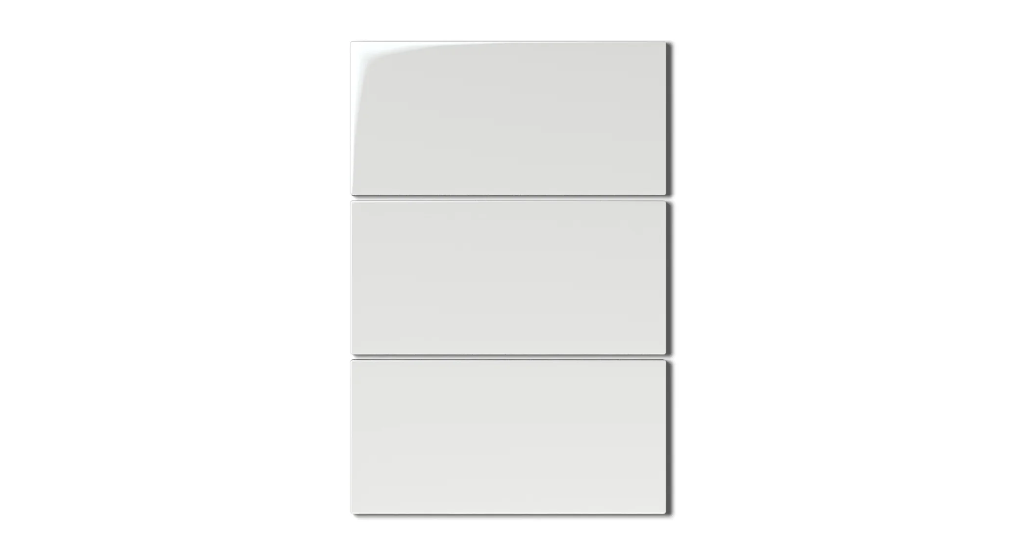 4x8 Natural Press Ceramic Tile in Zinc Gloss - Rockland Interiors Inc.
