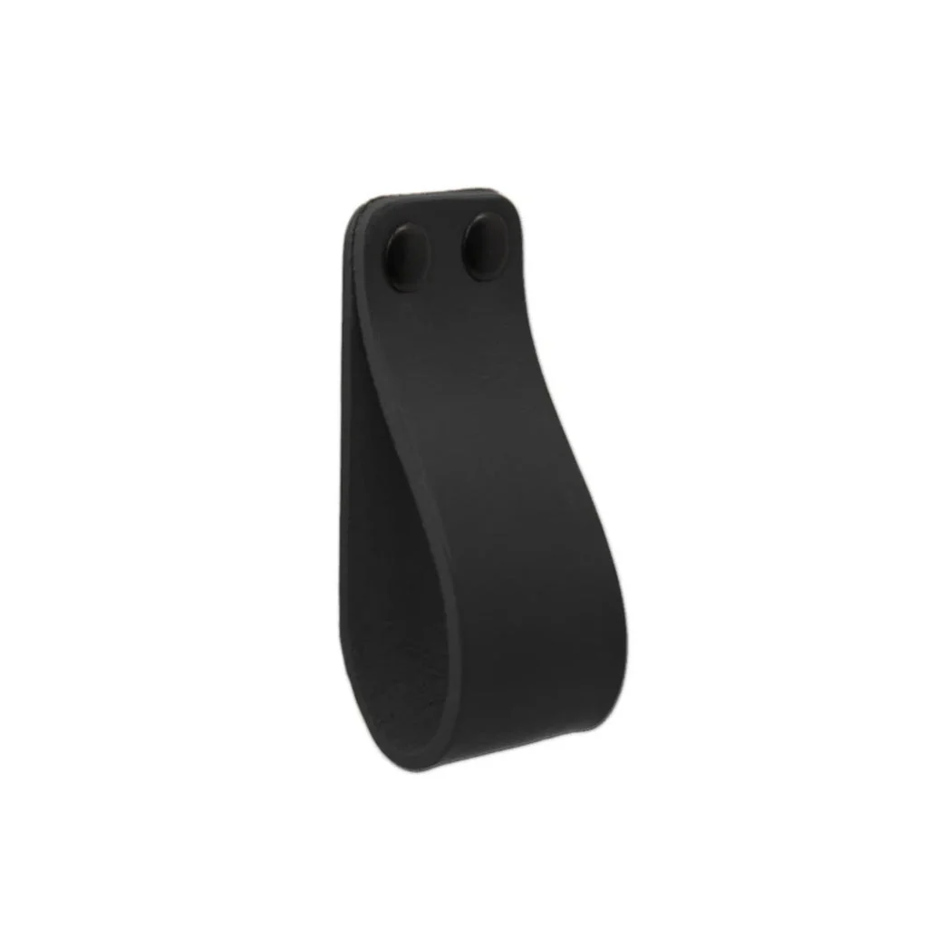 LP01 Smooth Leather Loop Pull - Rockland Interiors Inc.