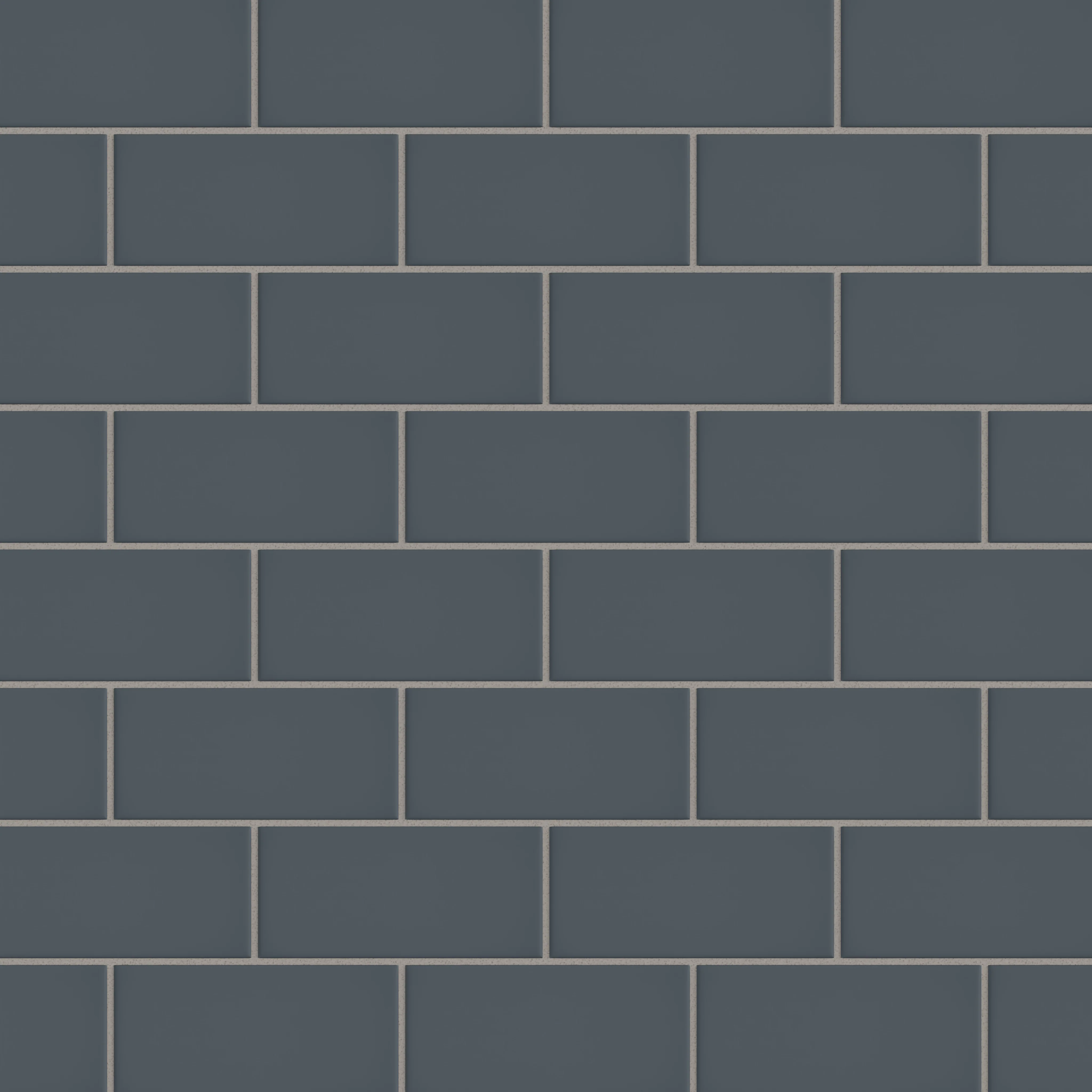 3x6 Natural Press Ceramic Tile in Indigo Matte - Rockland Interiors Inc.
