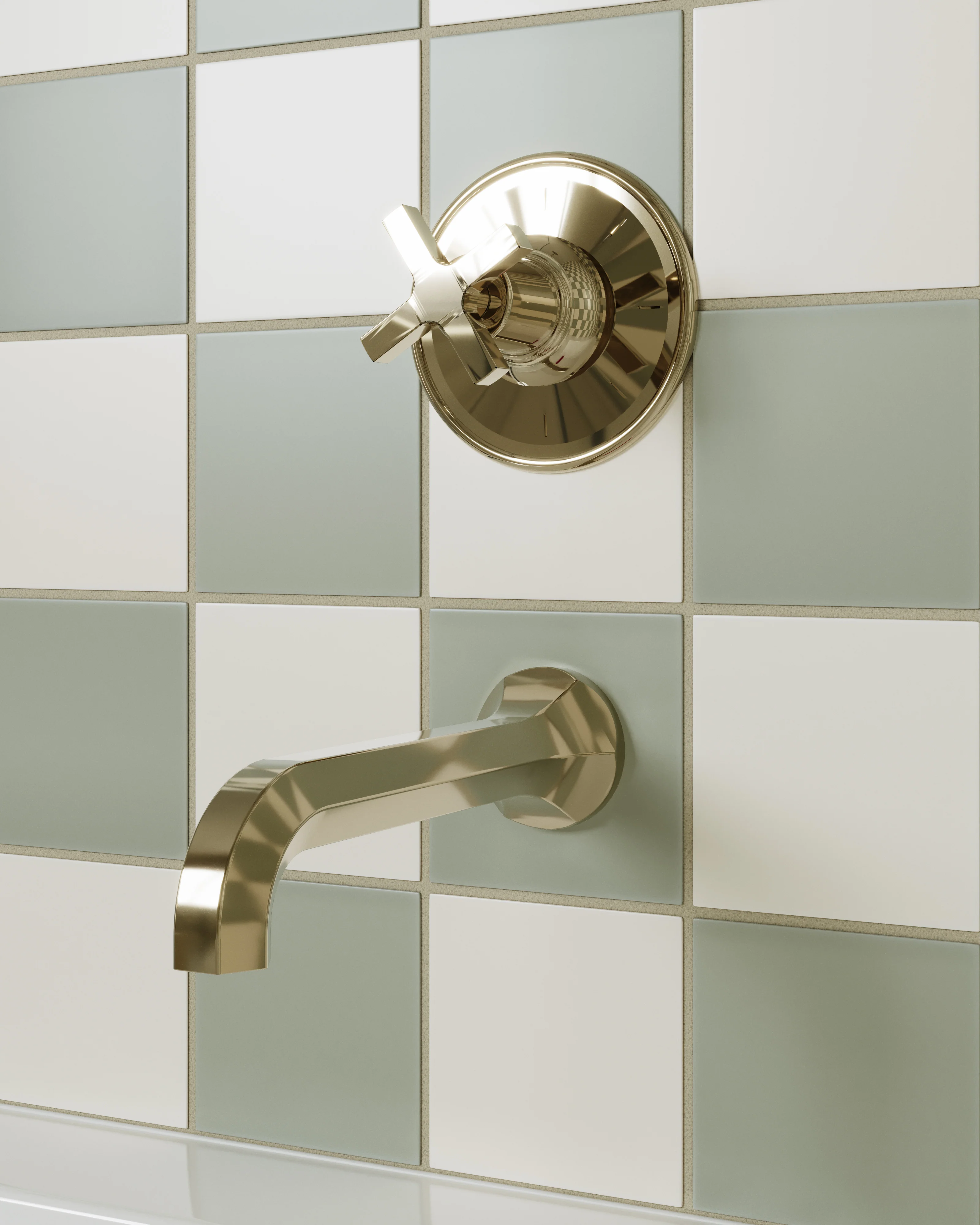 4x4 Natural Press Ceramic Tile in Manzanita Matte - Rockland Interiors Inc.