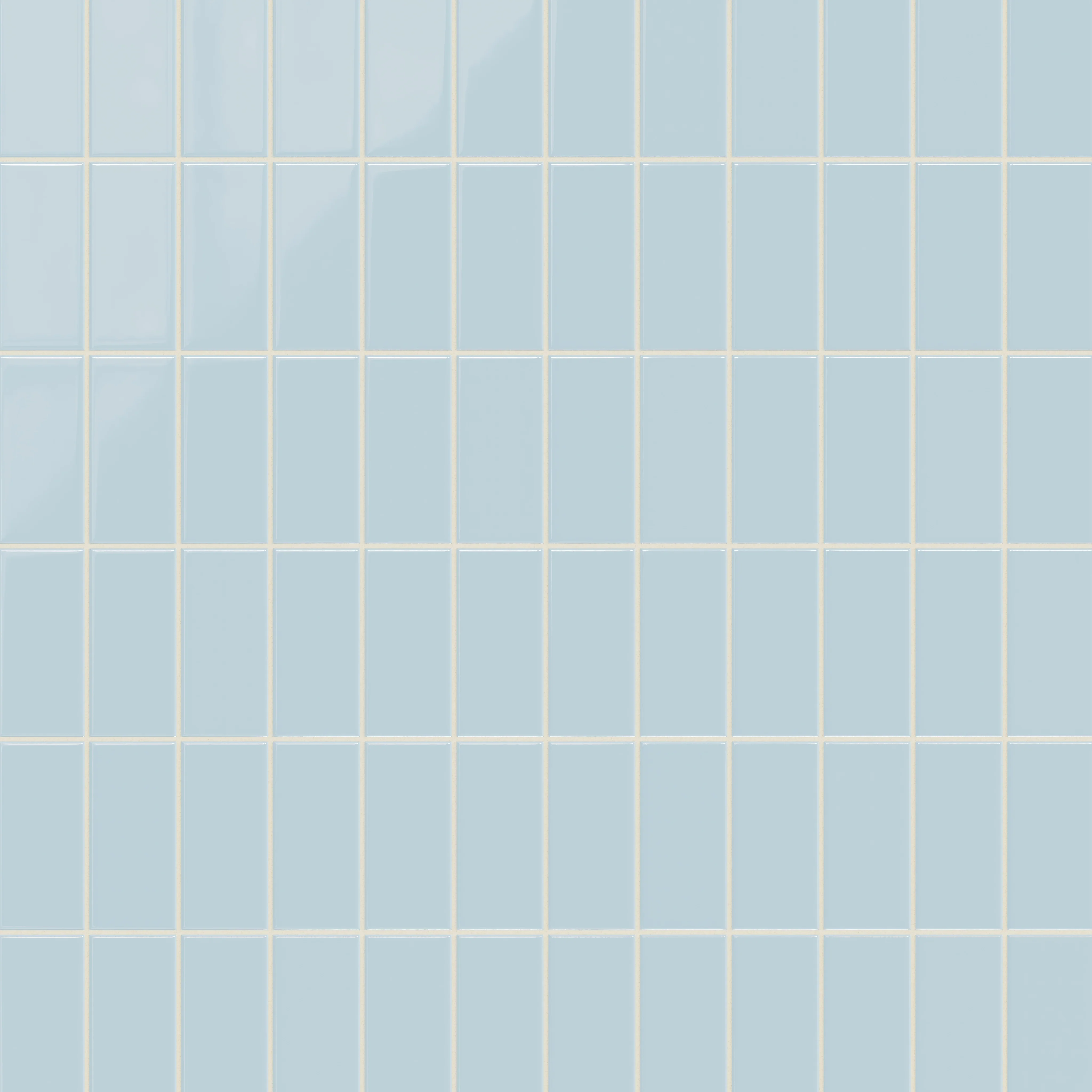 3x6 Natural Press Ceramic Tile in Egyptian Blue Gloss - Rockland Interiors Inc.