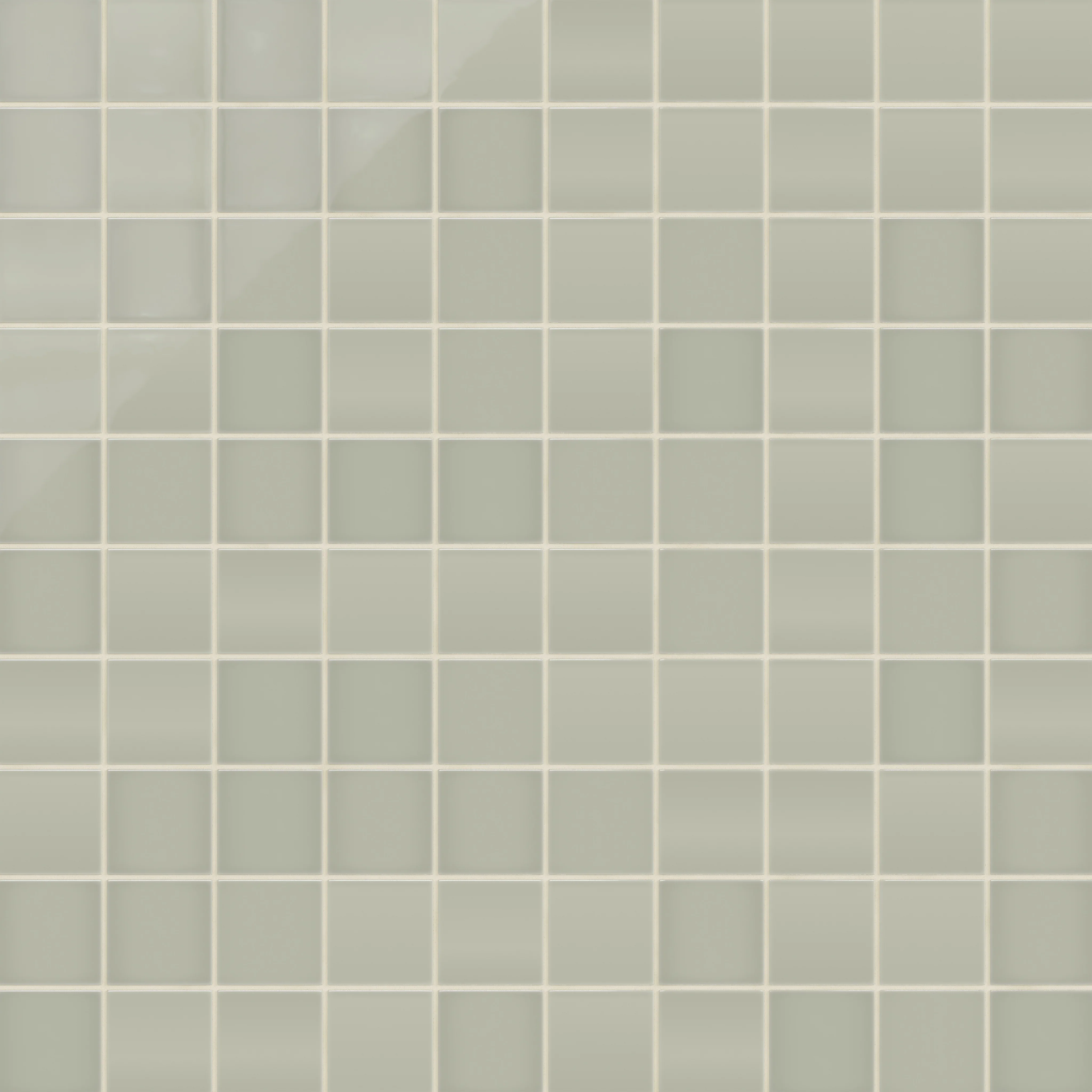 3x3 Straight Set Sheeted Natural Press Ceramic Mosaic Tile in Manzanita Gloss - Rockland Interiors Inc.