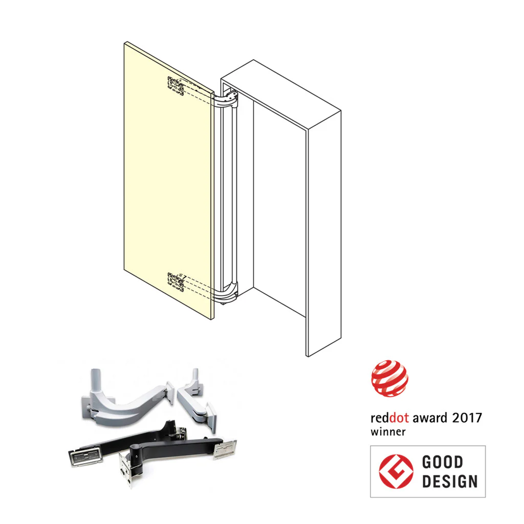 Mono Flat LIN-X Hinge - Rockland Interiors Inc.