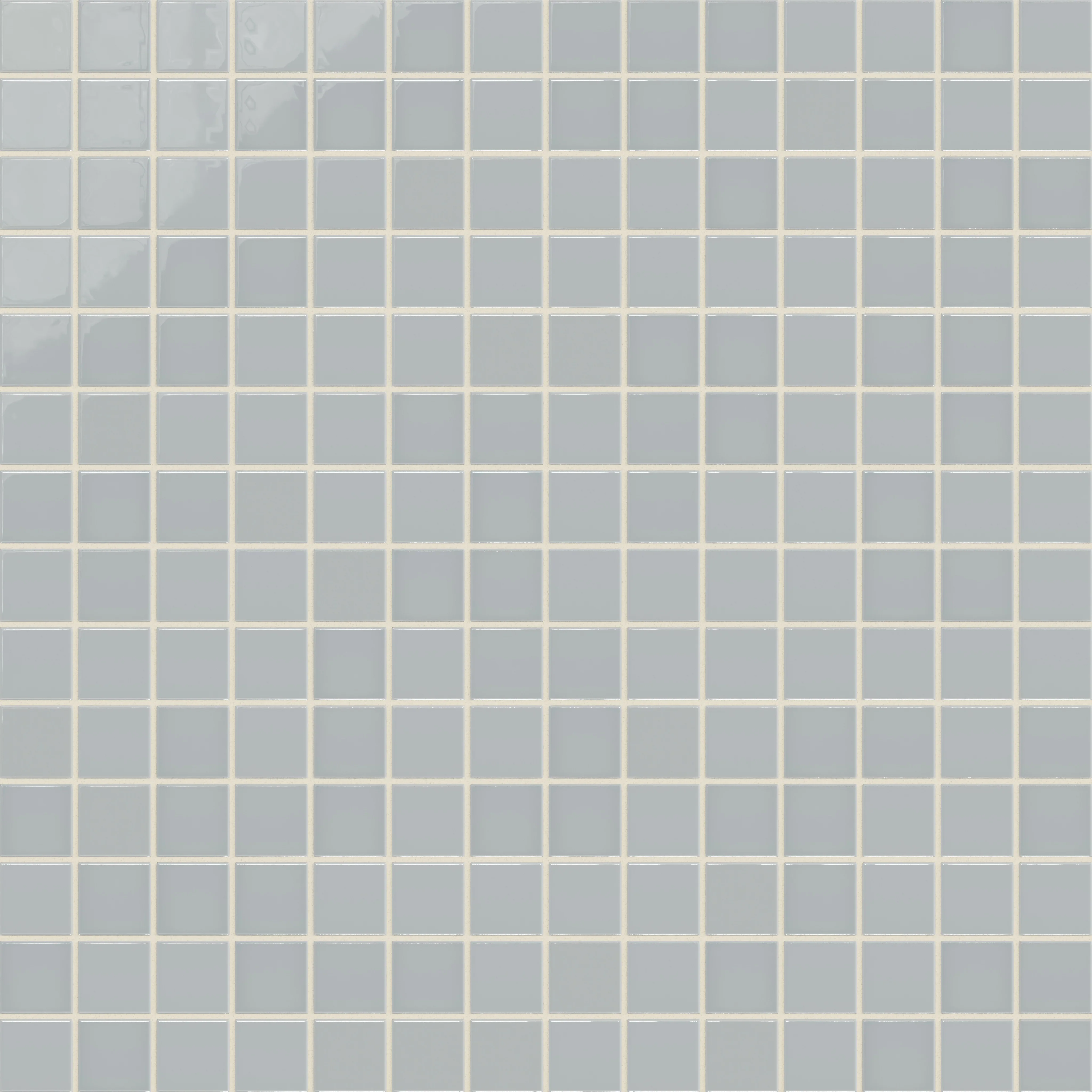 2x2 Straight Set Sheeted Natural Press Ceramic Mosaic Tile in Alberta Blue Gloss - Rockland Interiors Inc.