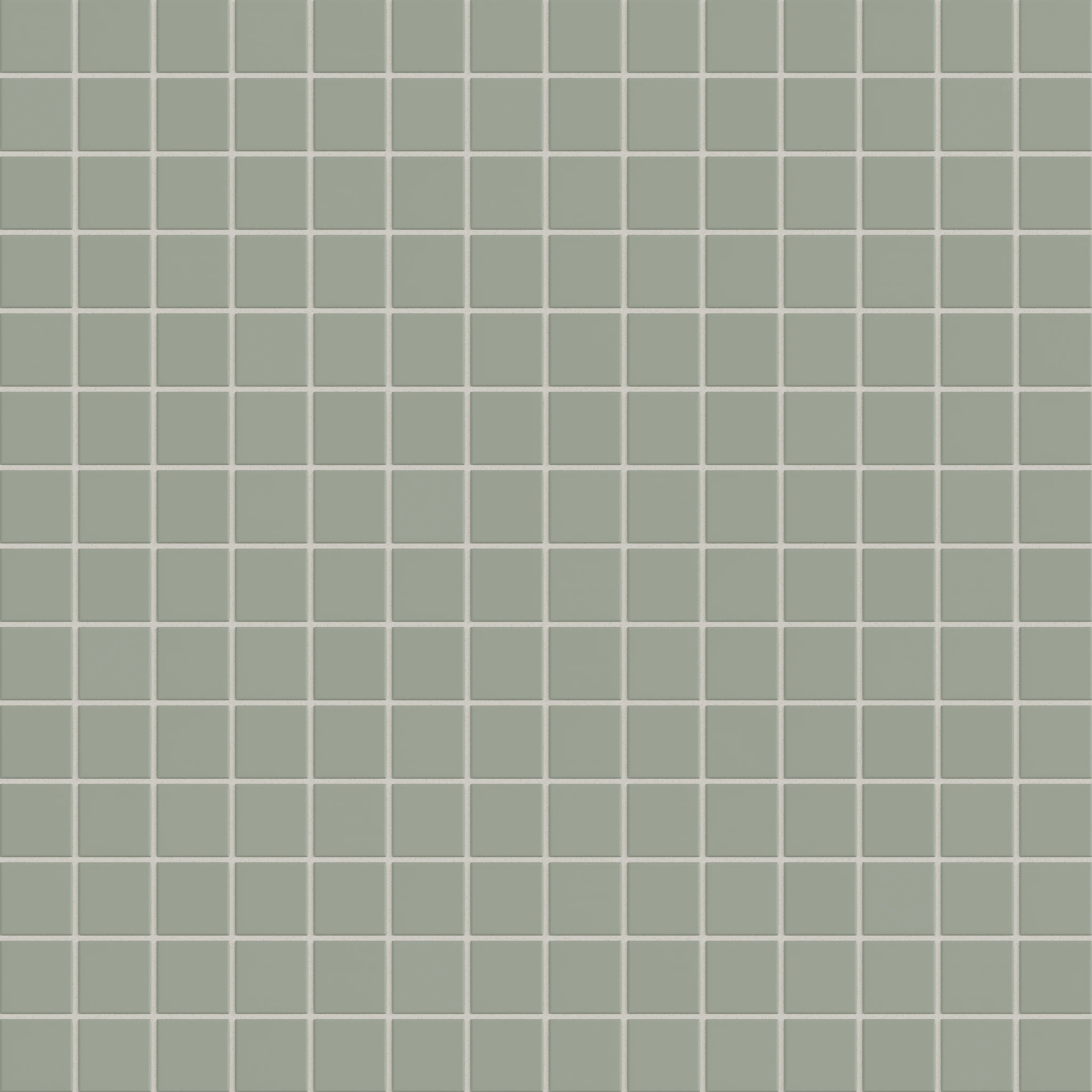 2x2 Straight Set Sheeted Natural Press Ceramic Mosaic Tile in Terre Verte Matte - Rockland Interiors Inc.