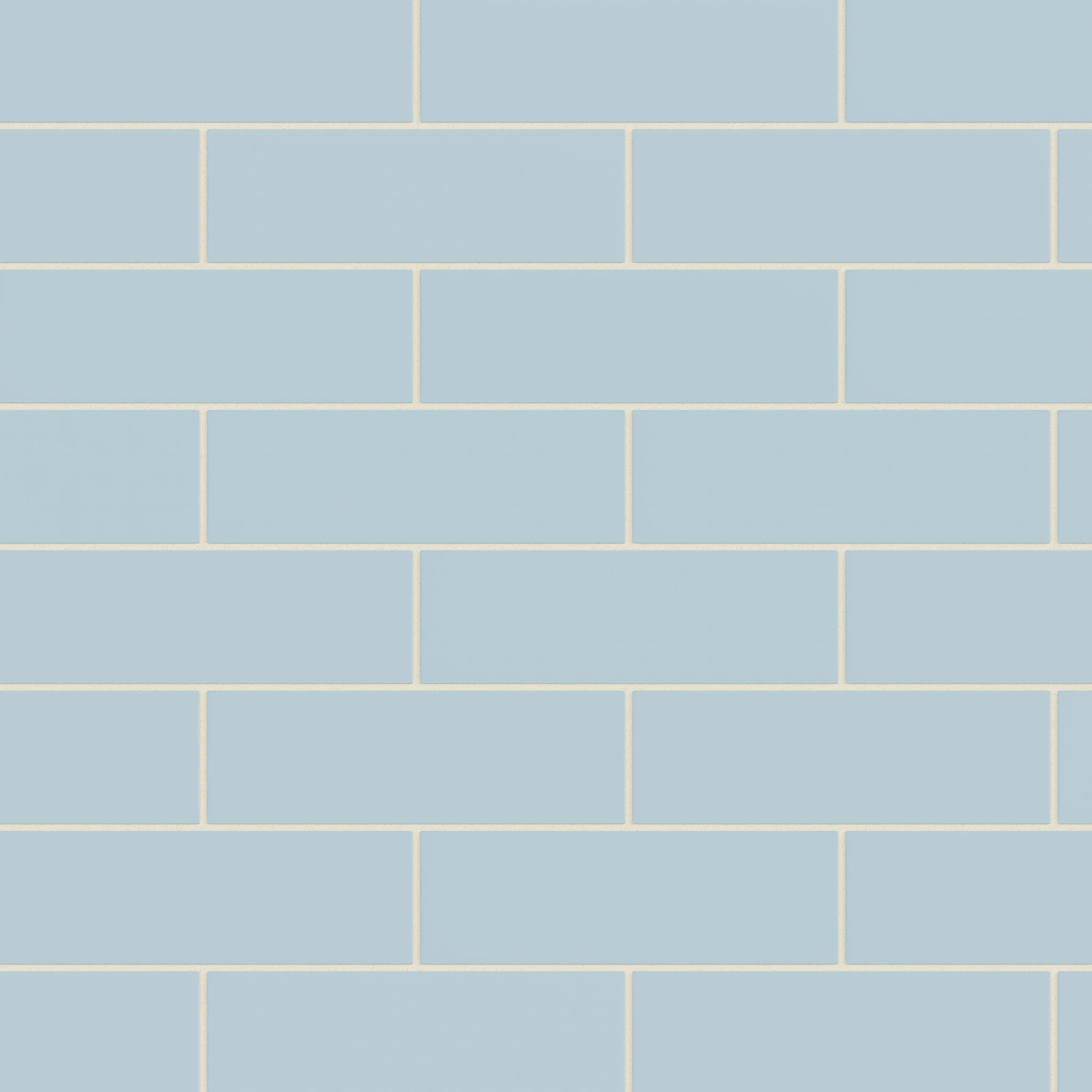 3x9 Natural Press Ceramic Tile in Egyptian Blue Matte - Rockland Interiors Inc.