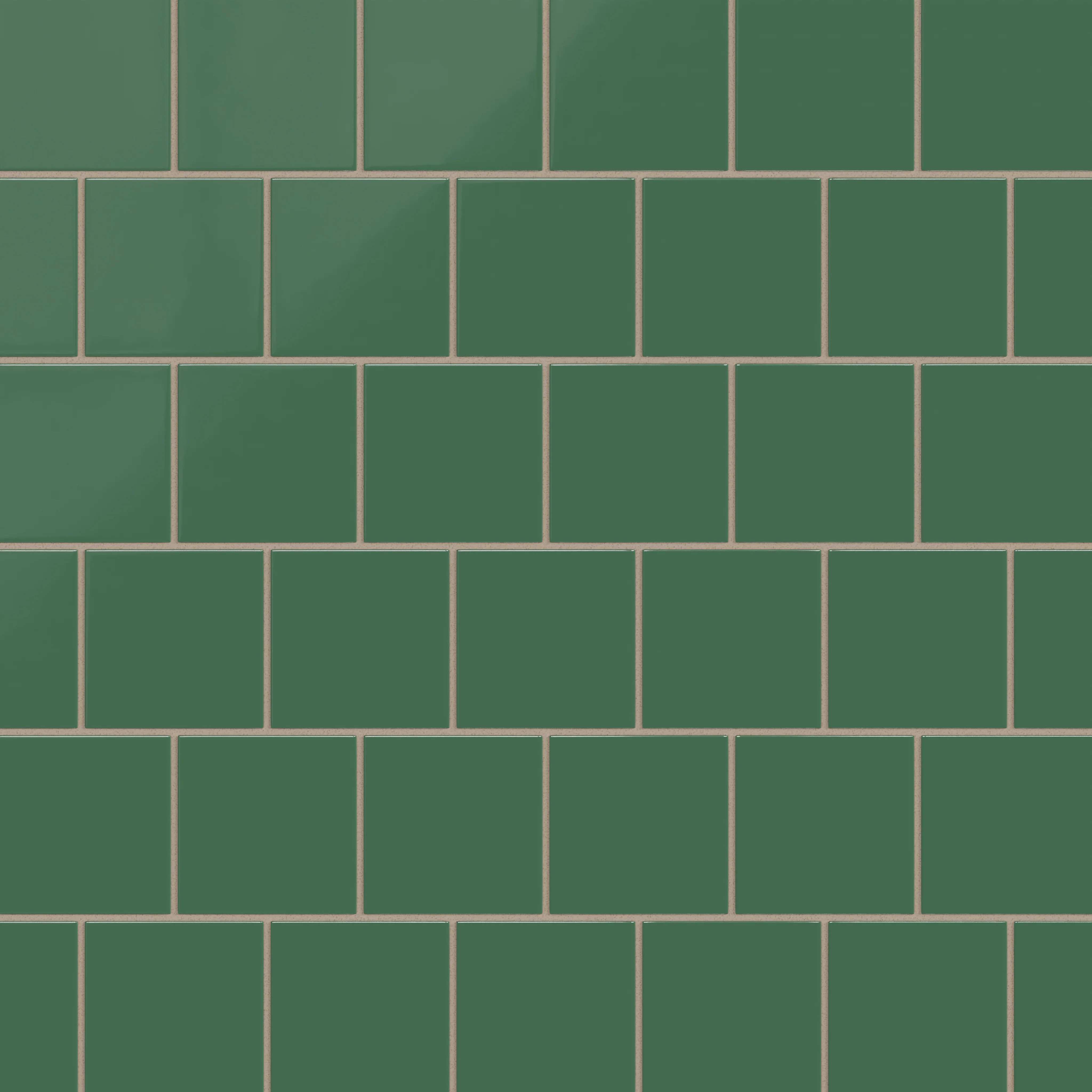 4x4 Natural Press Ceramic Tile in Viridian Gloss - Rockland Interiors Inc.