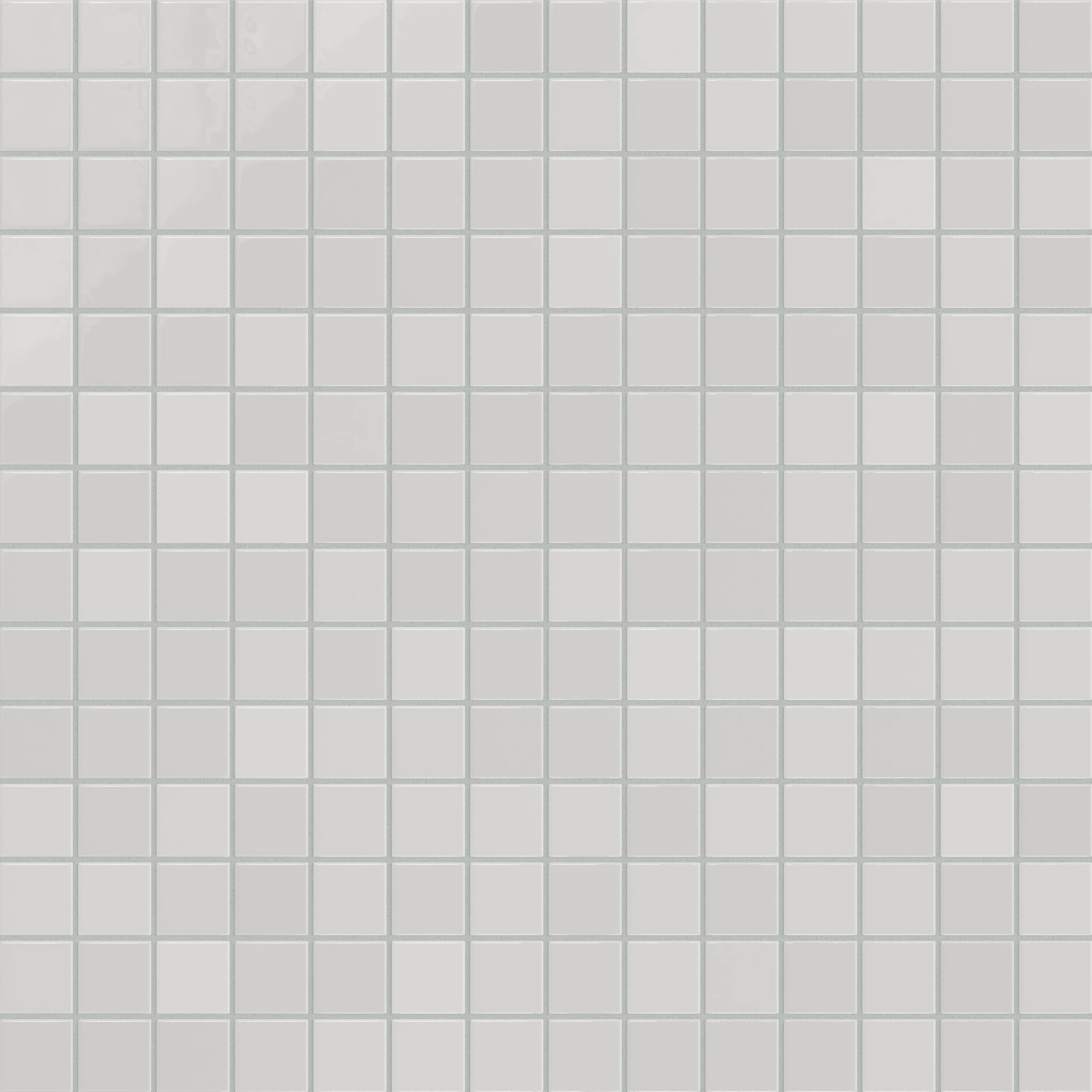 2x2 Straight Set Sheeted Natural Press Ceramic Mosaic Tile in Cloud Cover Gloss - Rockland Interiors Inc.