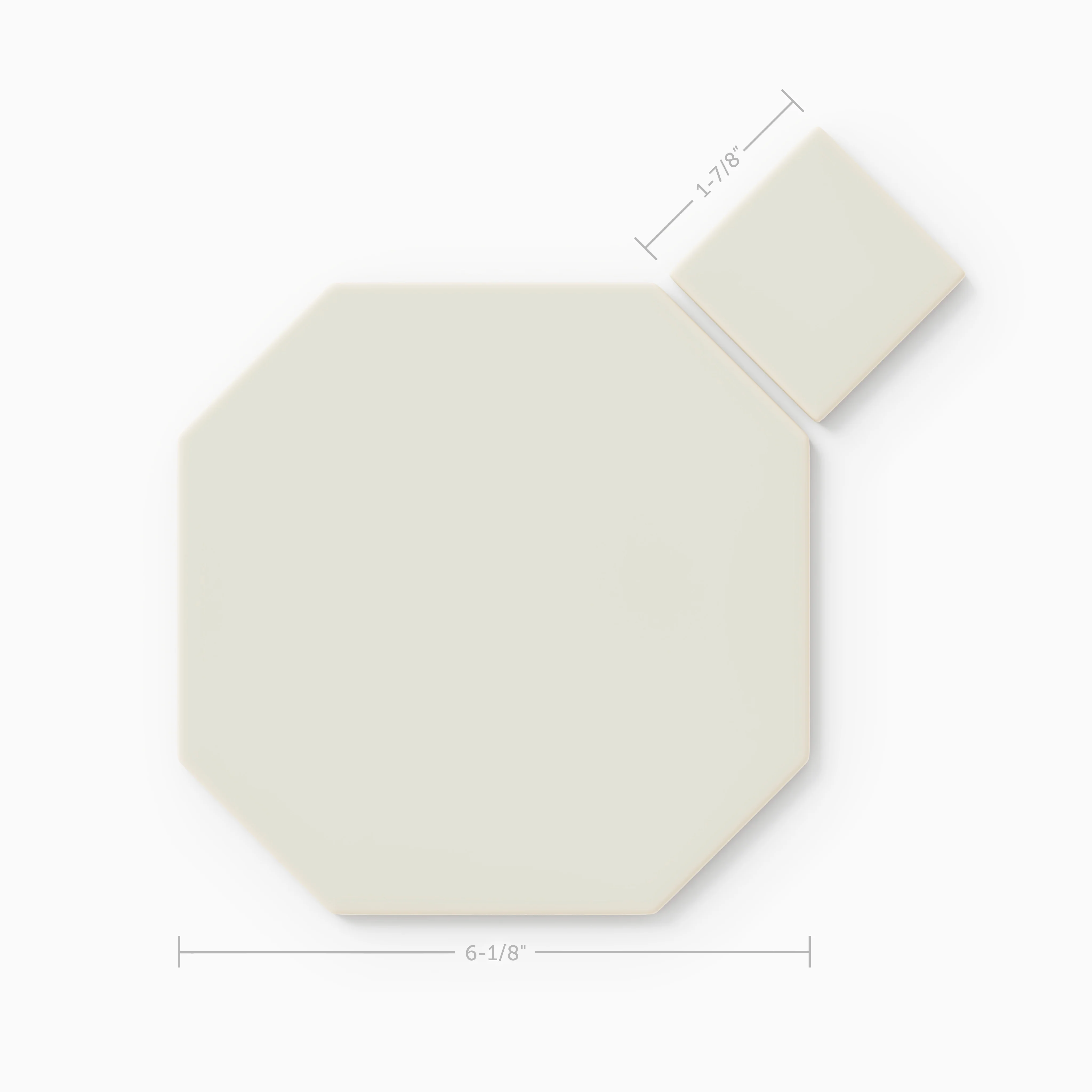 Gramercy Original Ceramic Tile in Limewash Matte - Rockland Interiors Inc.